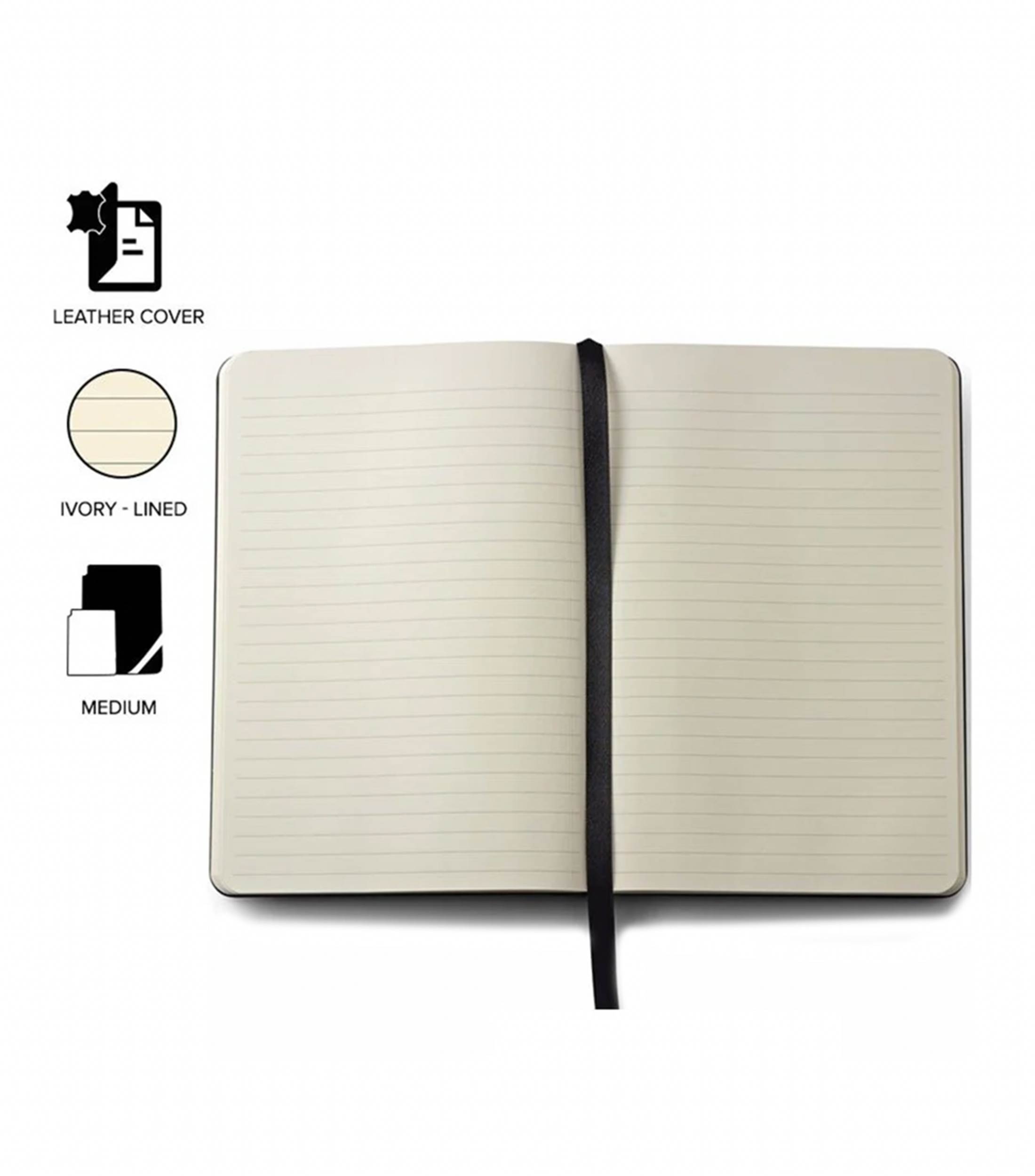 Libreta Negra Rayada Cross