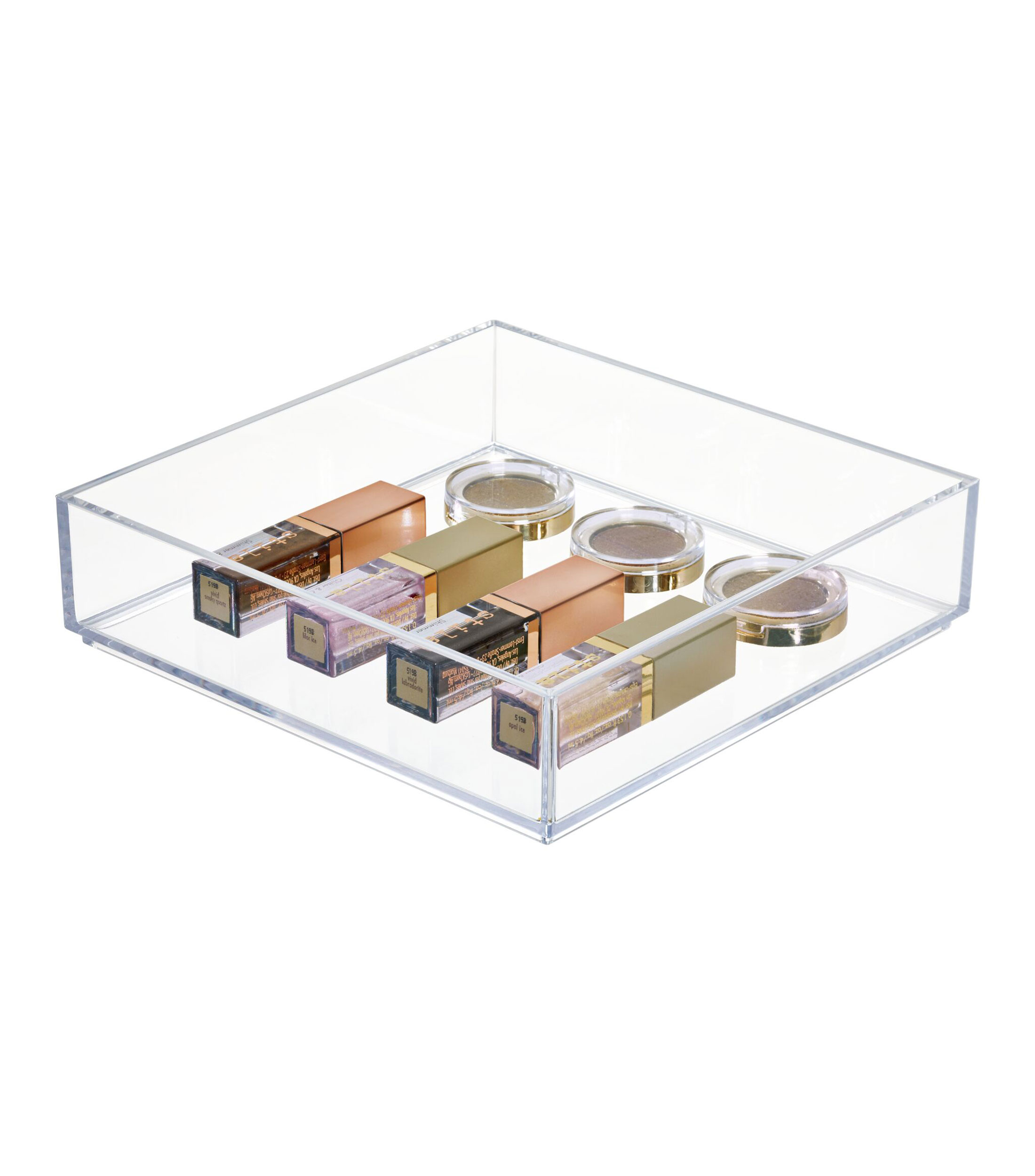 Organizador de cosméticos Clarity en plástico