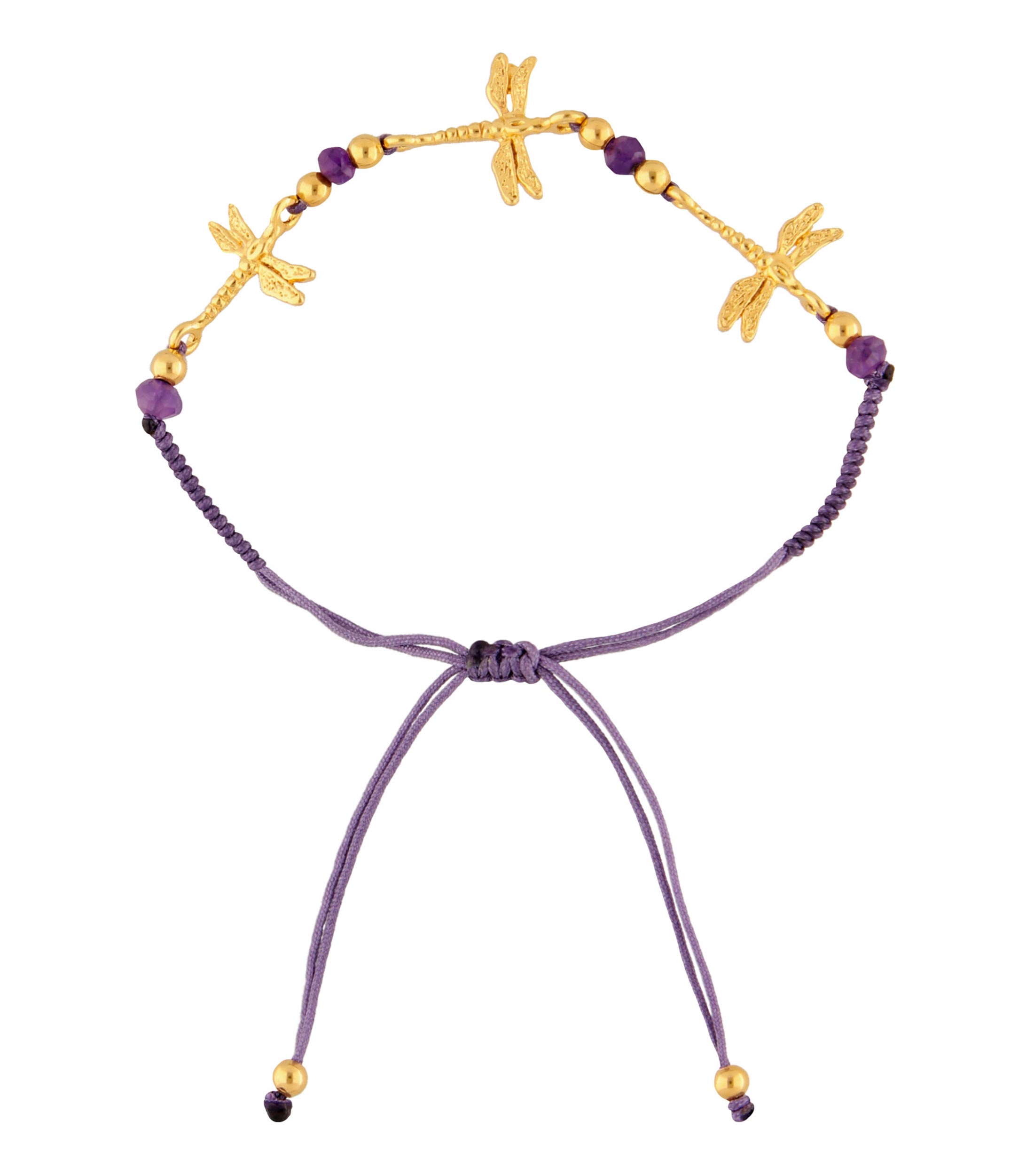 Pulsera de hilo con libelulas Mujer