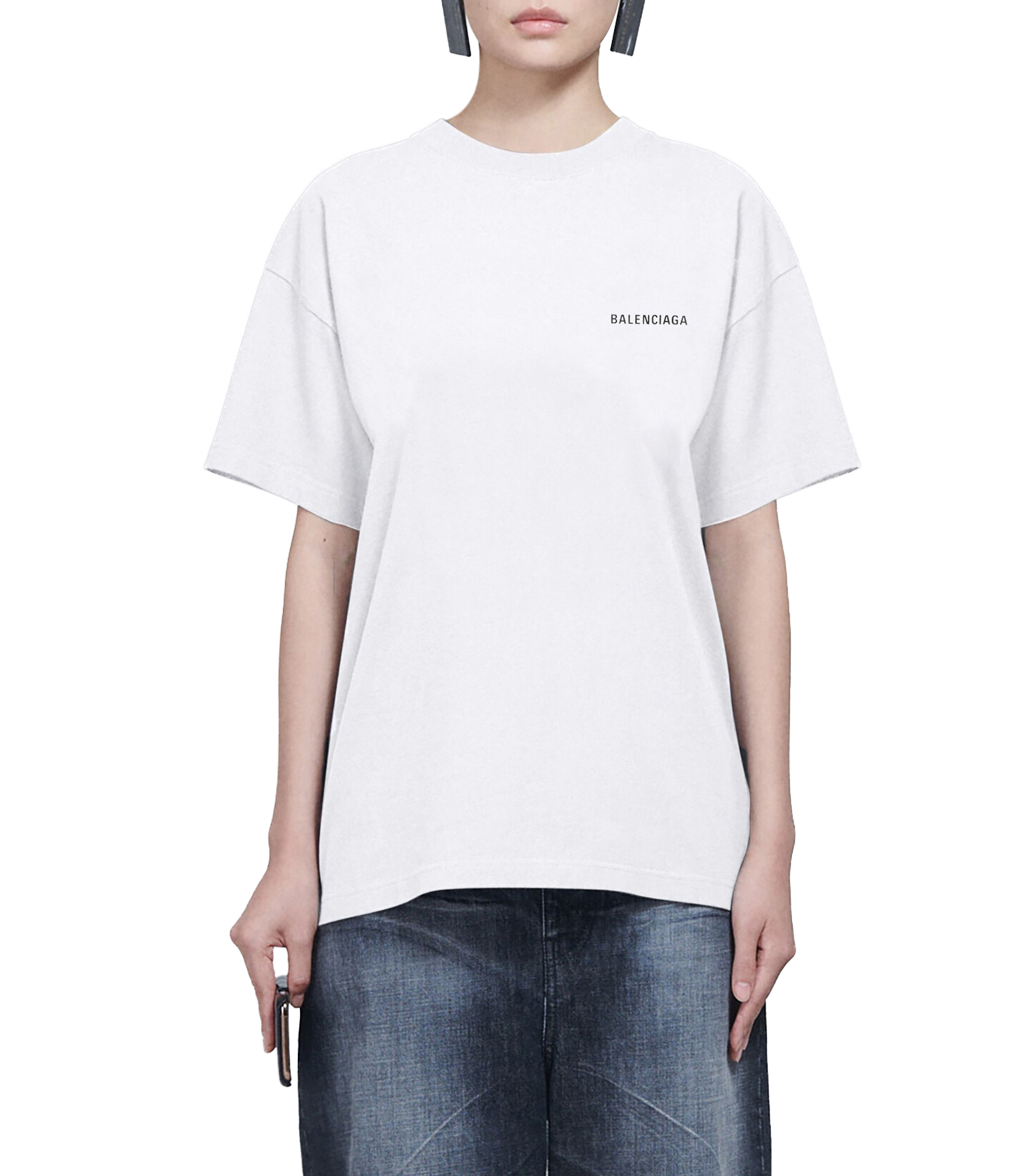 Camiseta blanca balenciaga new arrivals