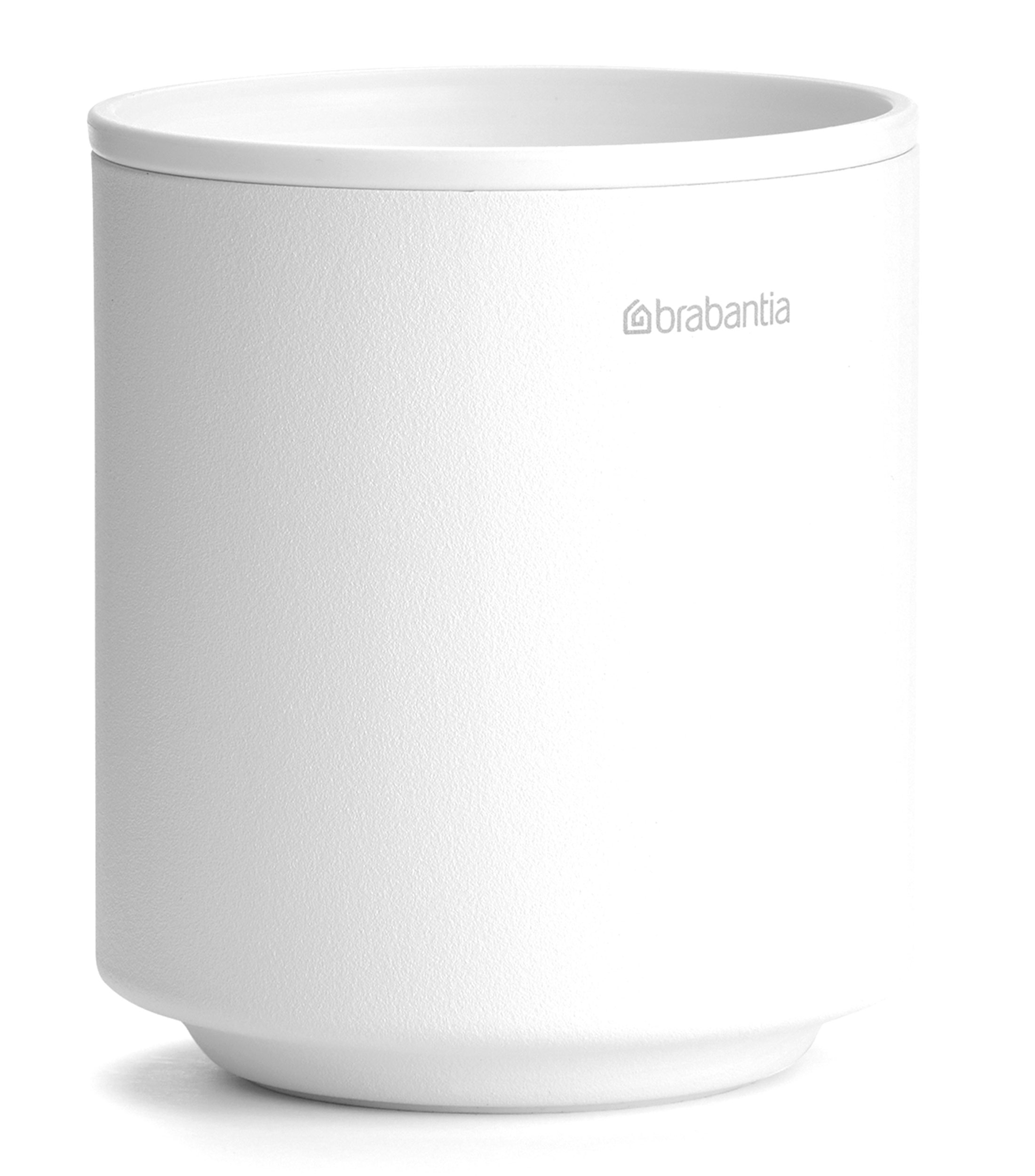 Vaso PCepillos MetalPlast Bco 9Cm