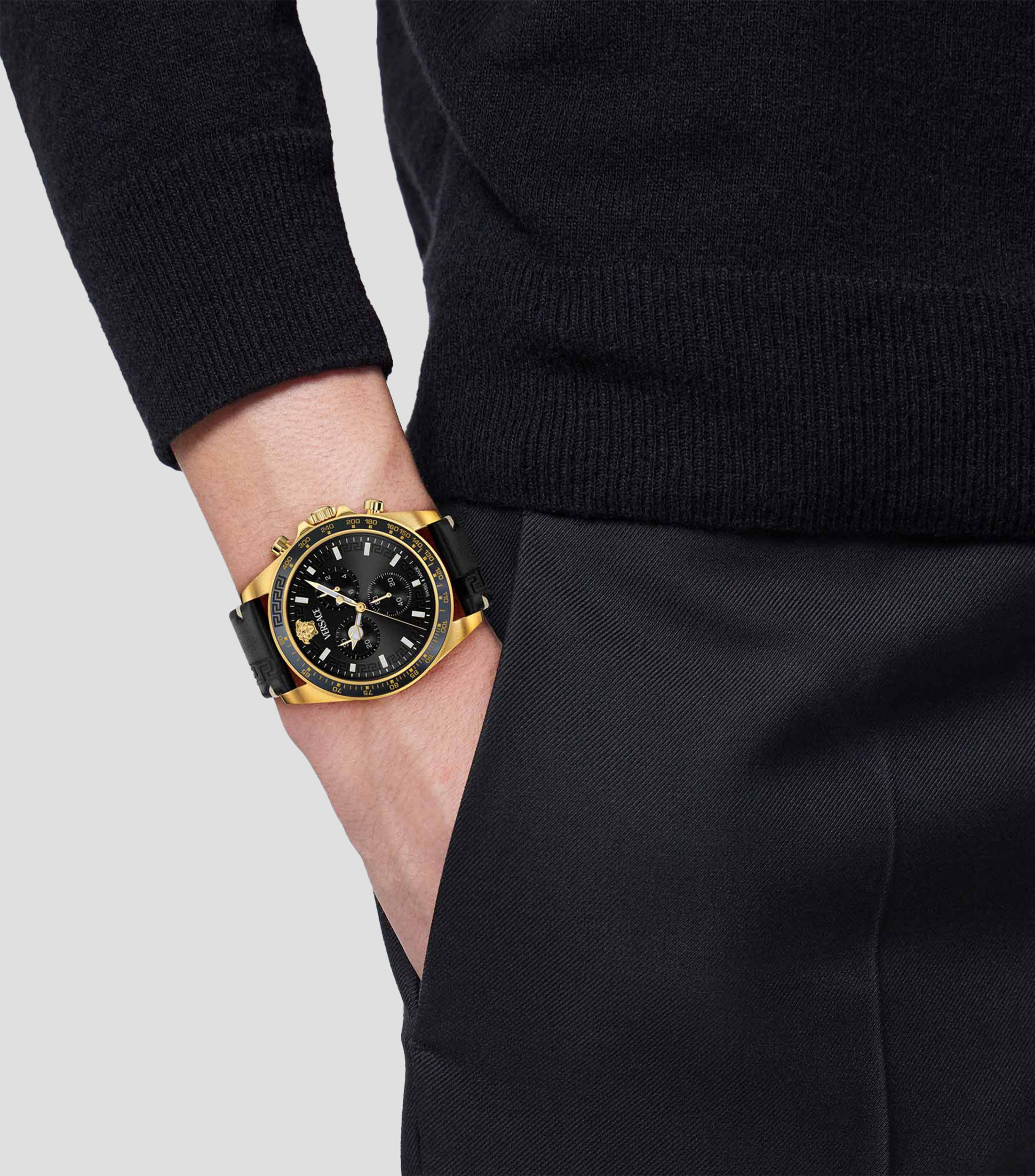 Reloj para Hombre Greca Chrono Casual, Dorado