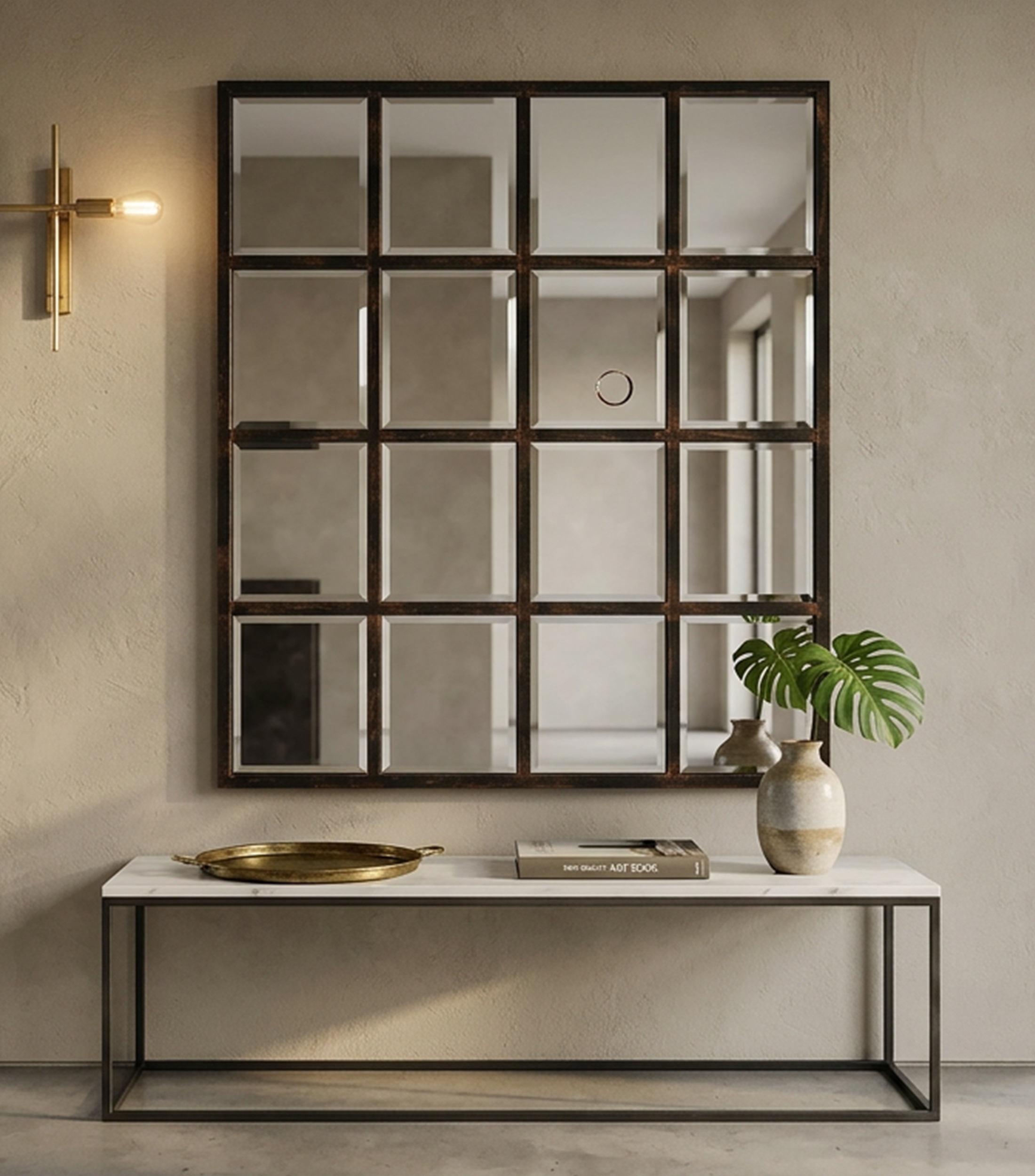 Espejo Rectangular en Metal