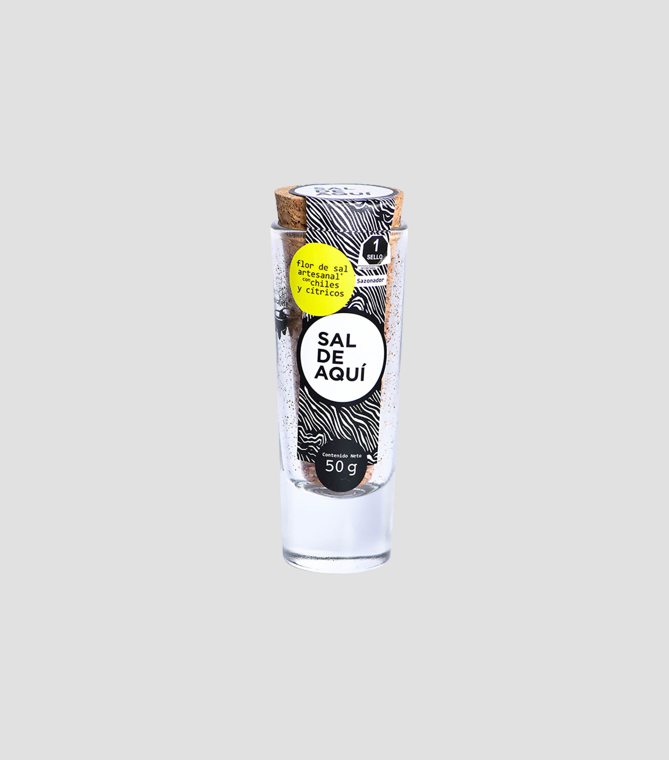 Flor de sal con chiles y cítricos, 50 g