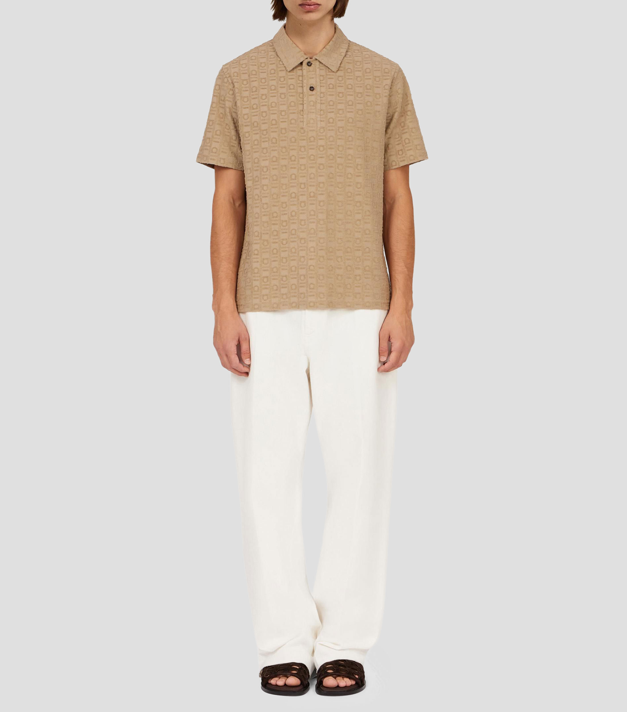 Polo Ferragamo Monogram Hombre