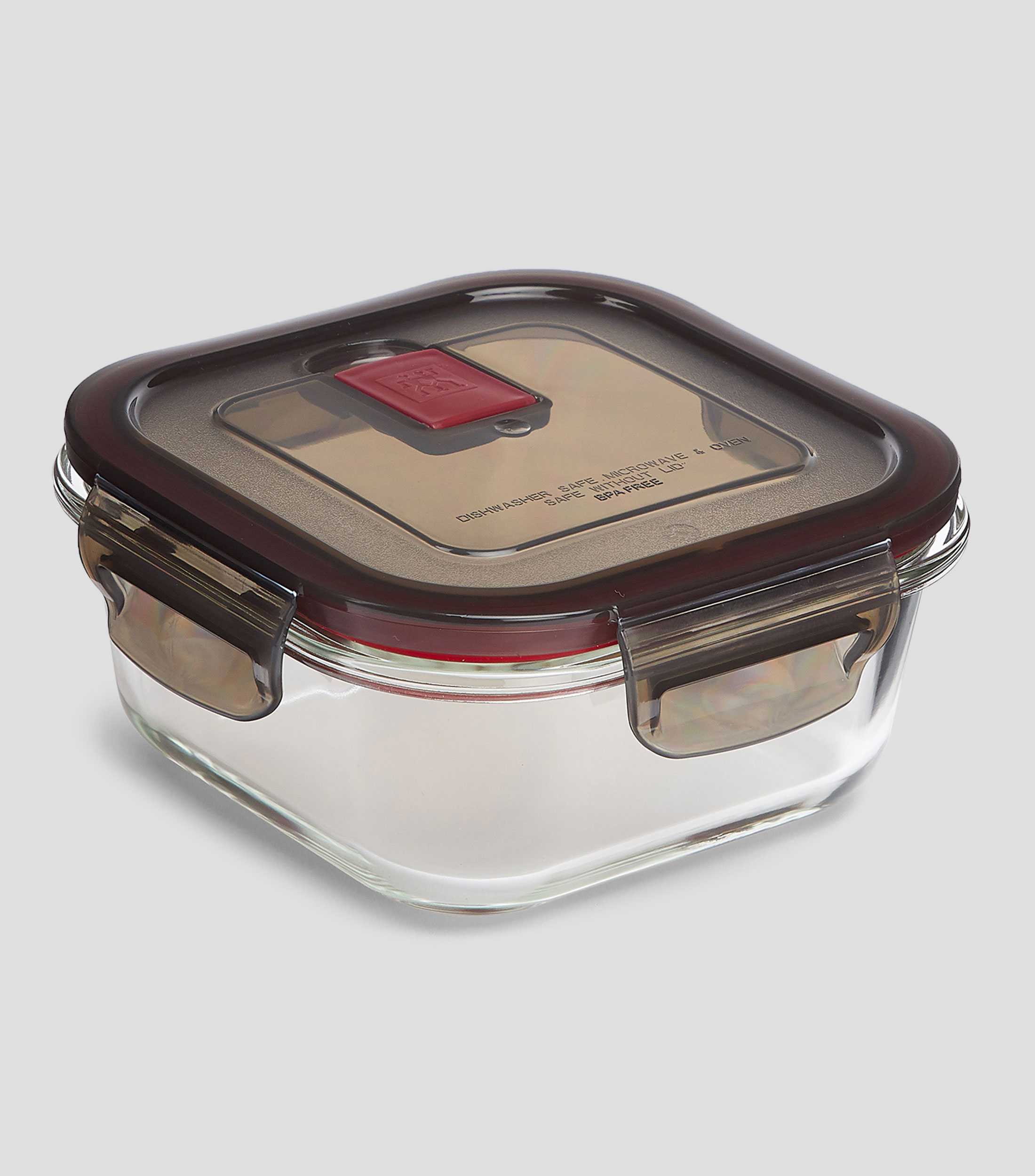 Contenedor Cuadrado de Vidrio 500 ml