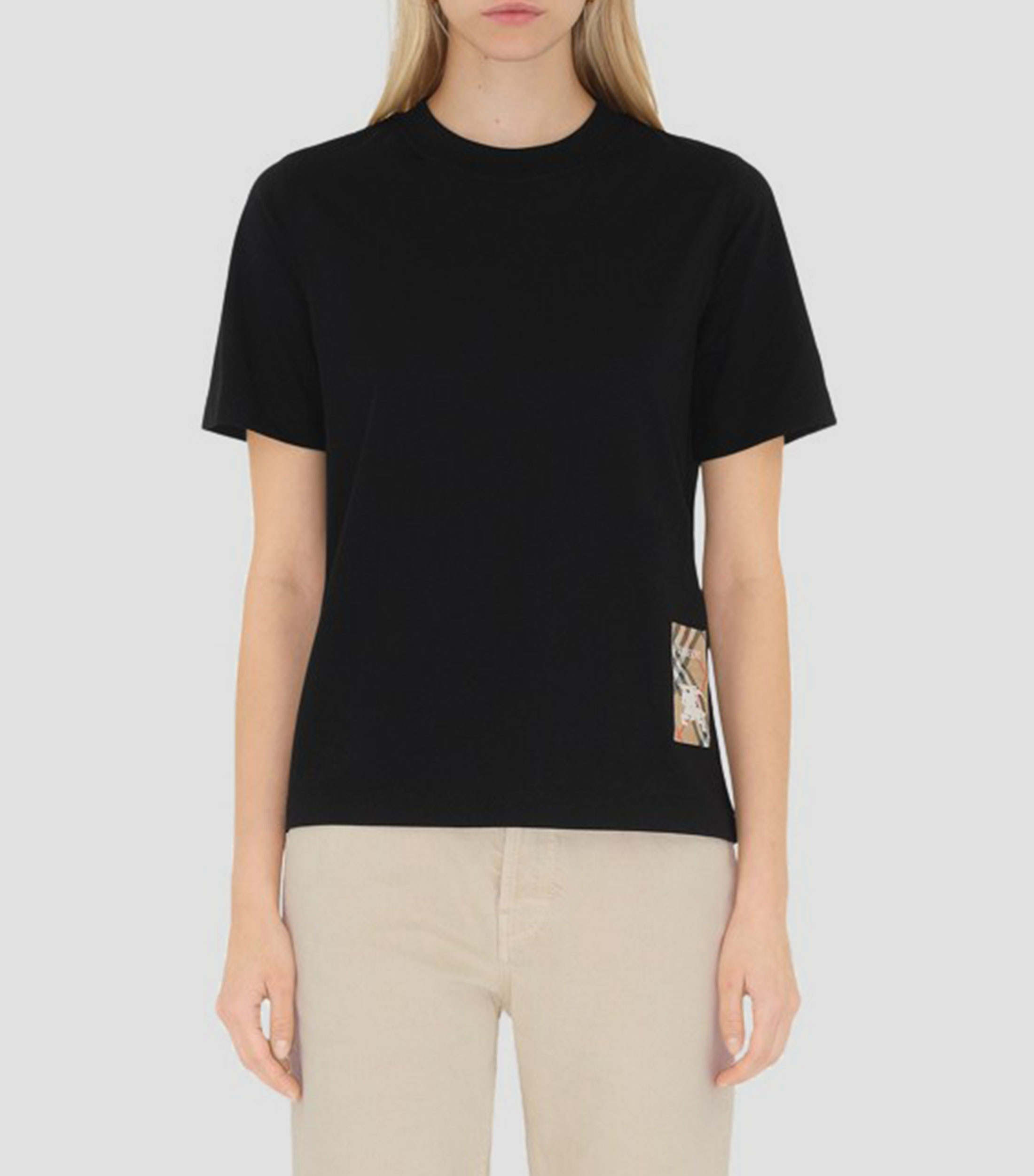 Playera de cuello redondo y manga corta Mujer
