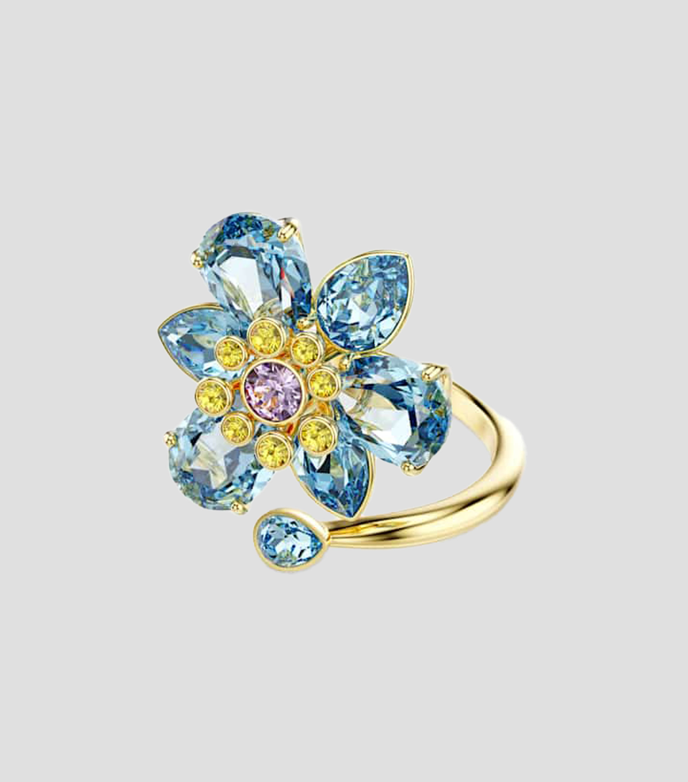 Anillo Idyllia con cristales Mujer
