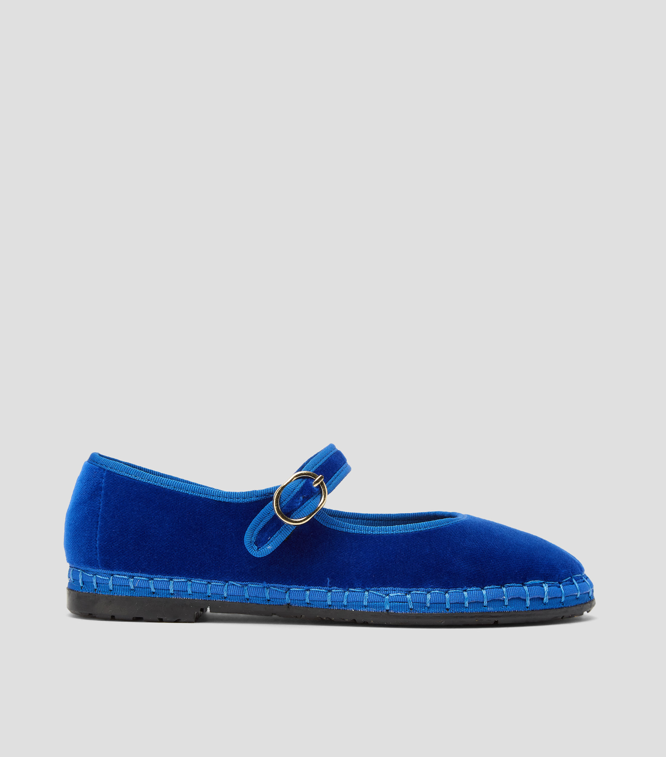 Flats terciopelo Mujer
