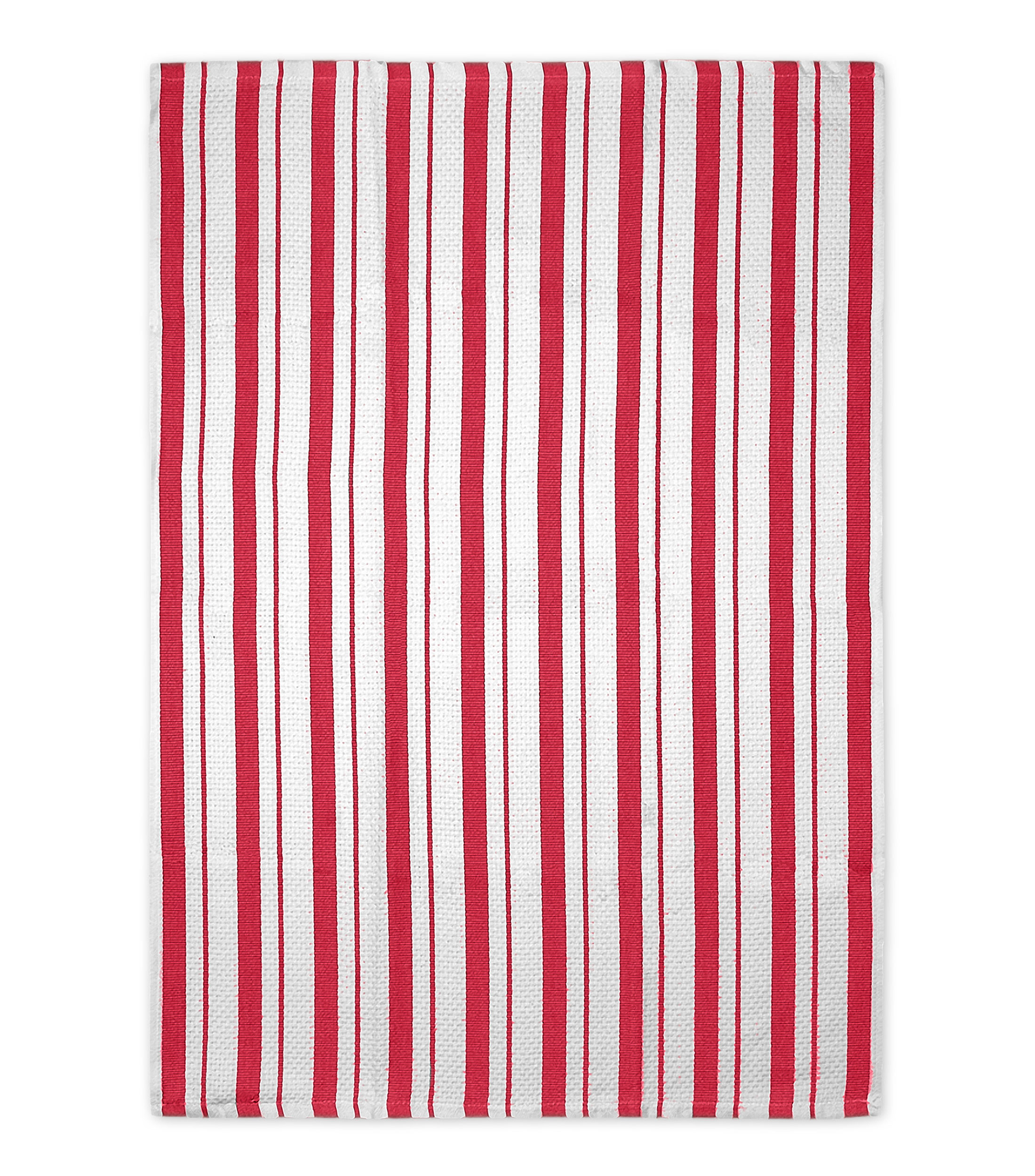 Toalla de cocina rayas rojo