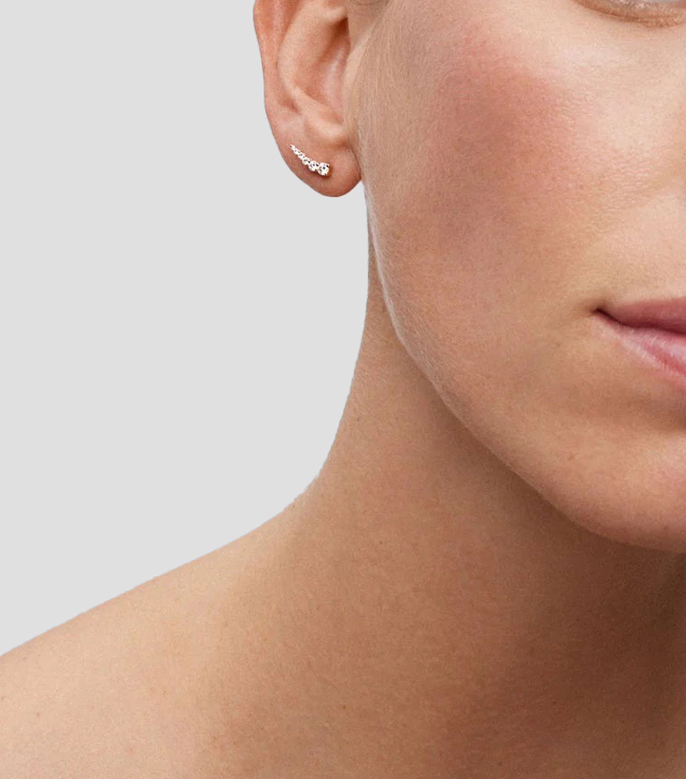 Aretes en Oro rosa 18 Kts Idalia Mujer