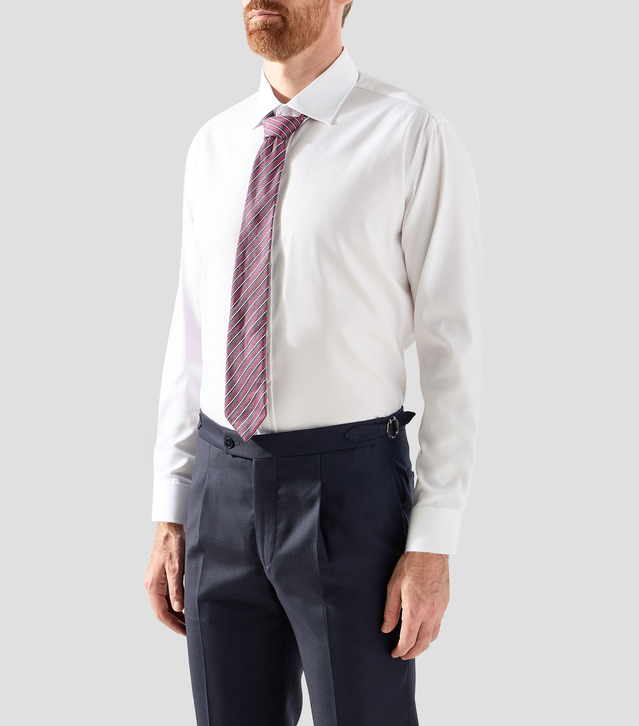 Camisa lisa manga larga Hombre
