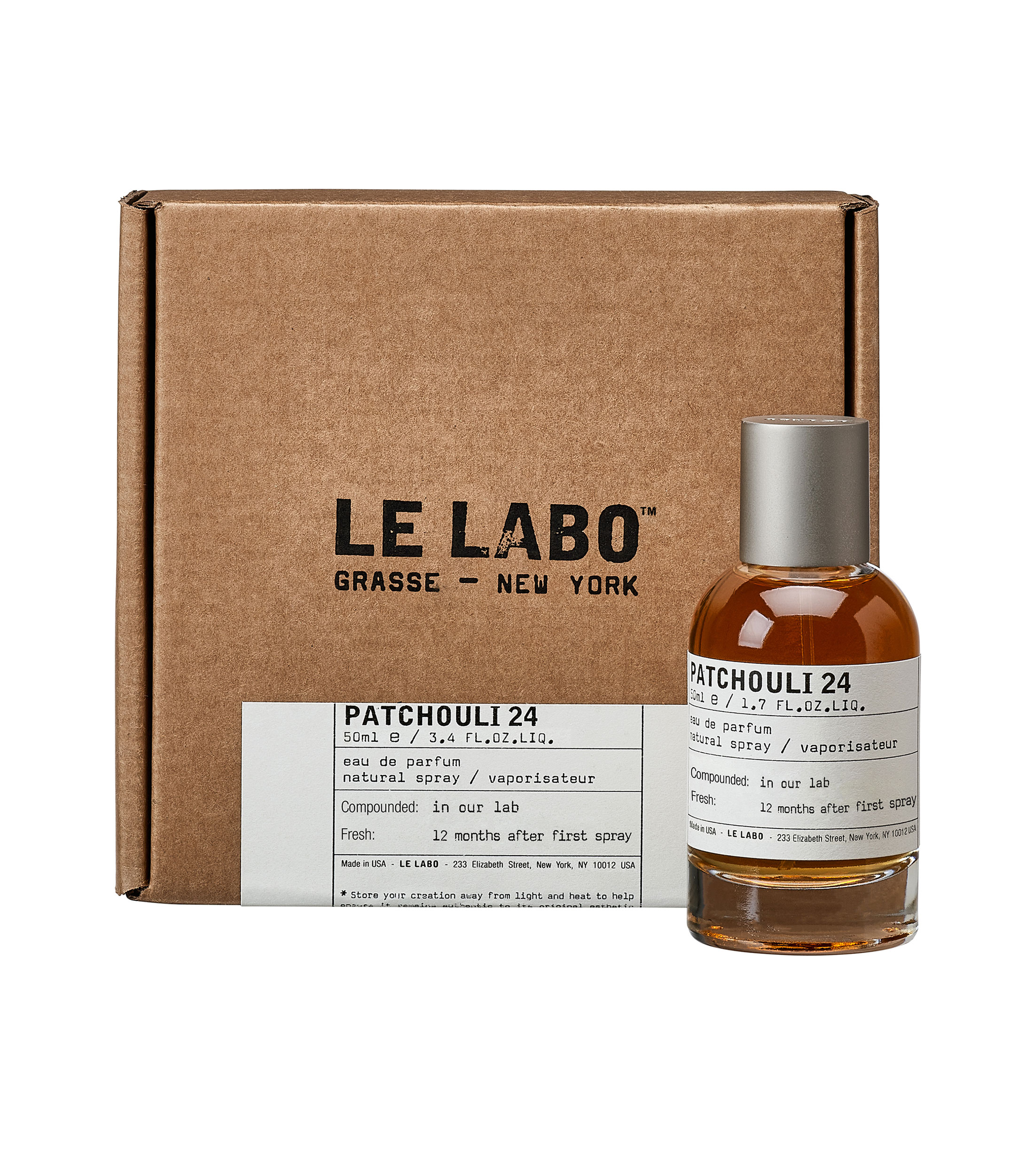 Perfume, Patchouli 24 Eau de Parfum, 50 ml Unisex
