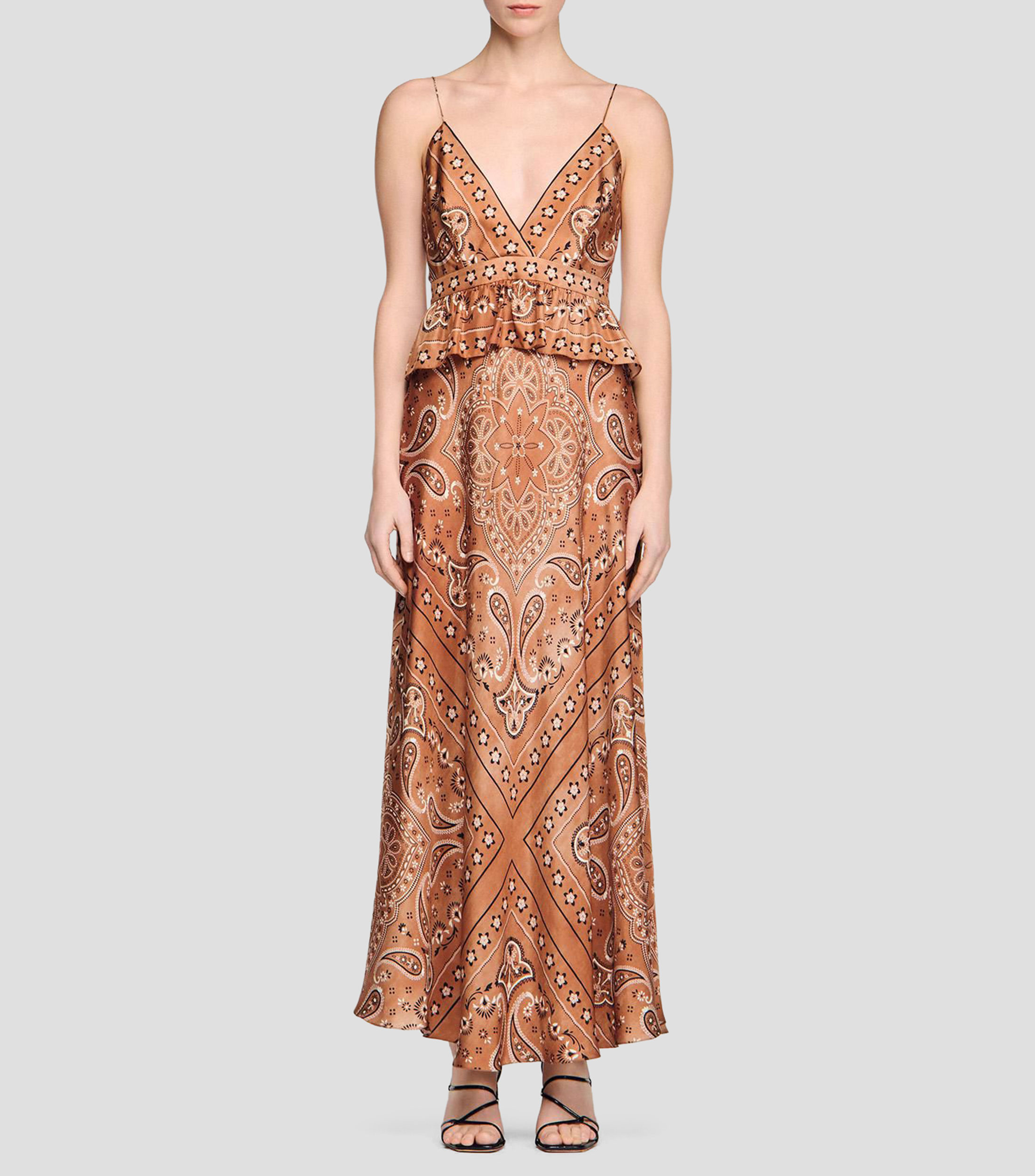 Vestido largo estampado Vanellia Mujer