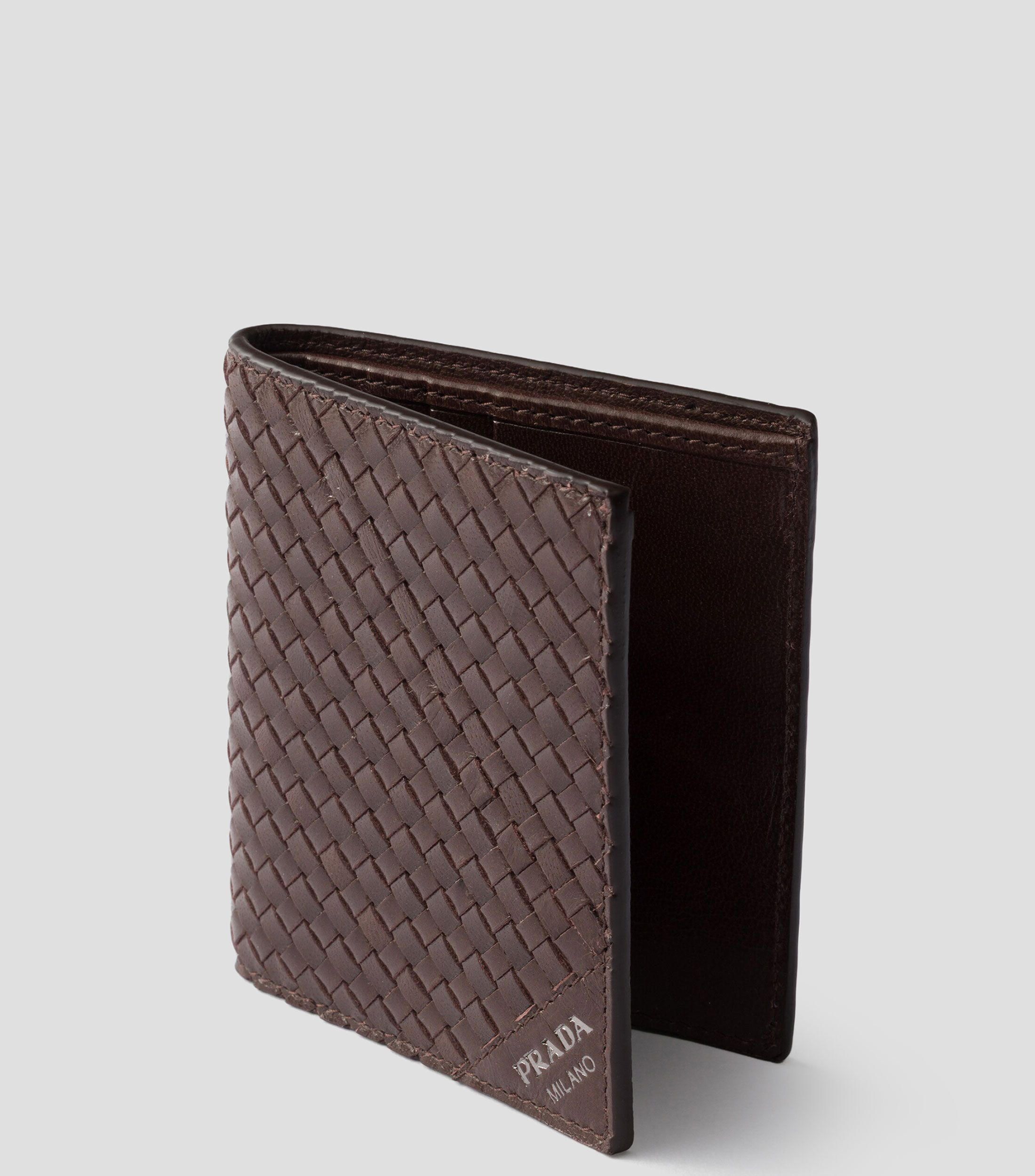 Cartera bifold en piel fantasía Hombre