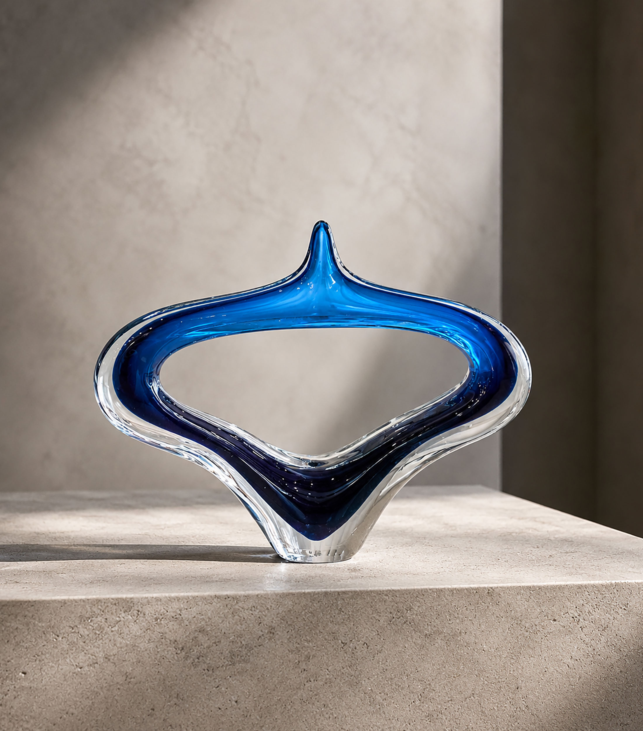 Figura decorativa en vidrio