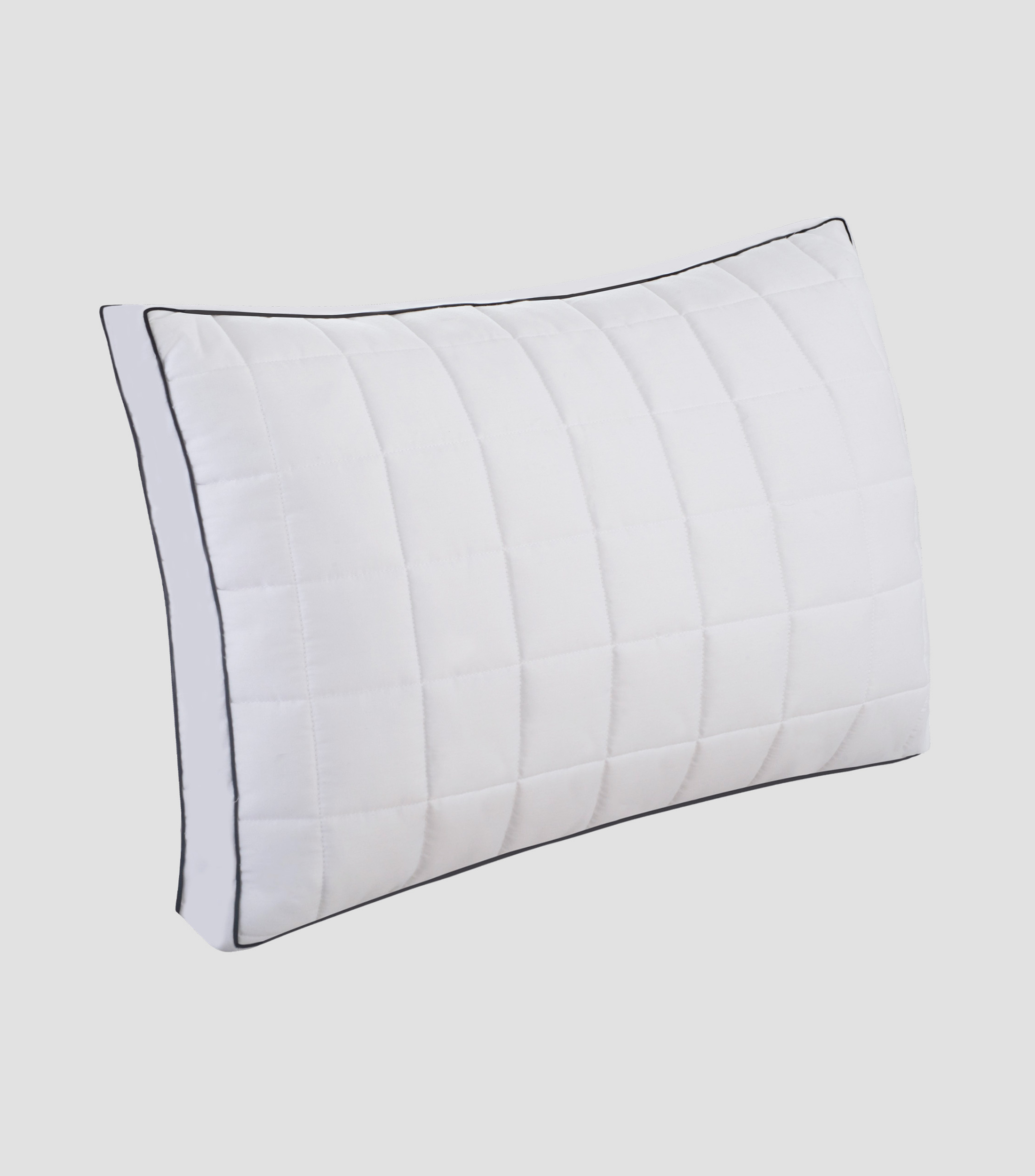 Almohada Capitonada Estandar Confort Ajustable Snooze Blanca