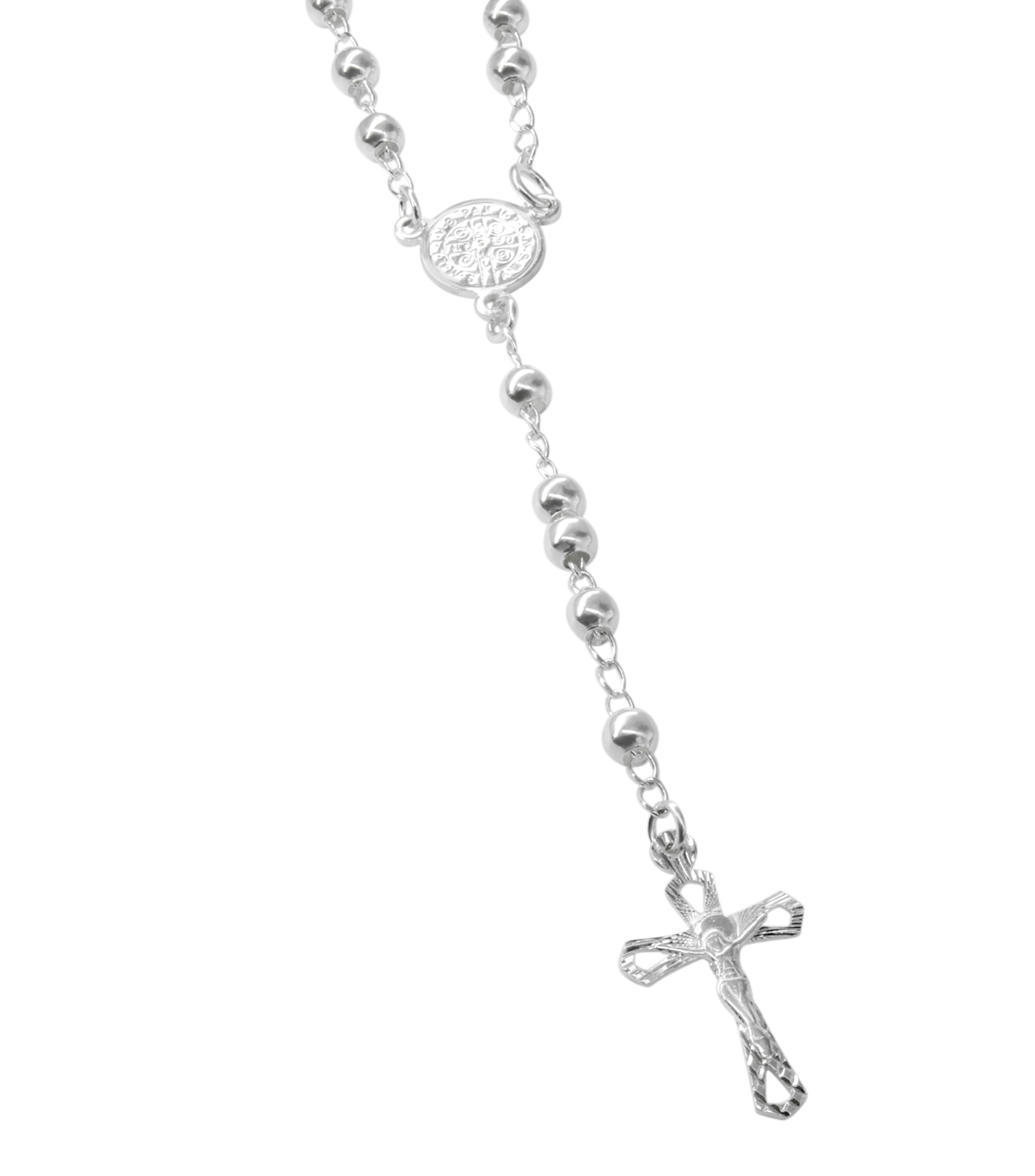 Rosario en plata.925 Unisex