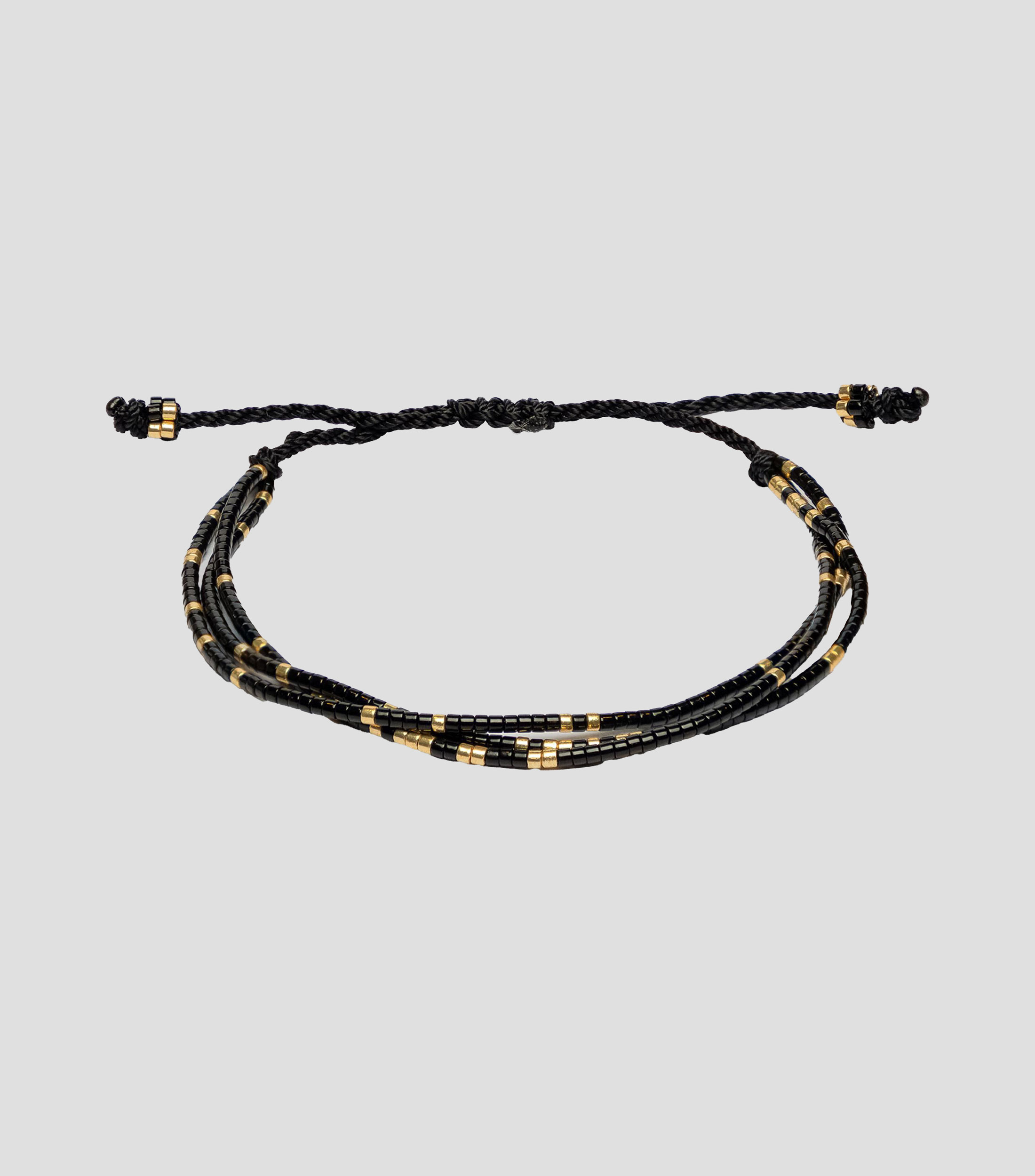 Pulsera ajustable Negra Mujer