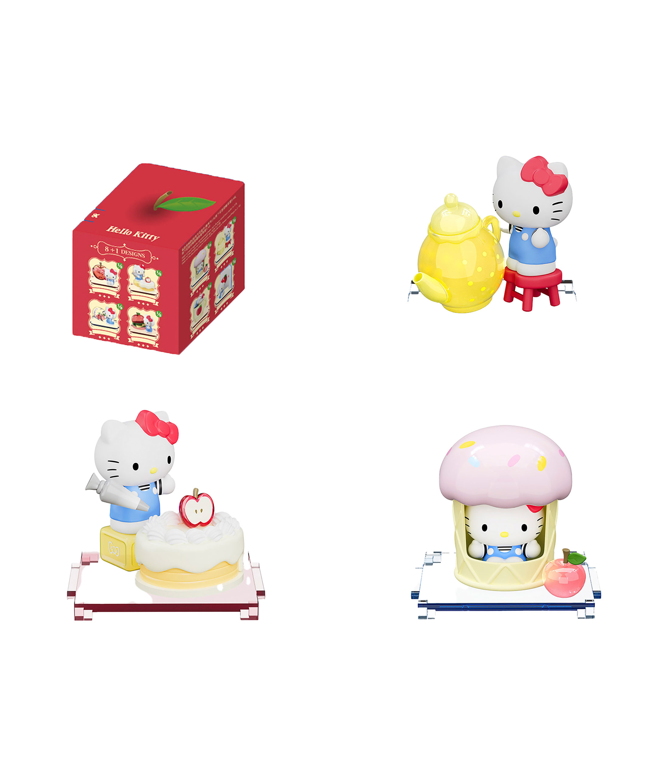 Juguete sorpresa Hello Kitty Taller de manzana grande