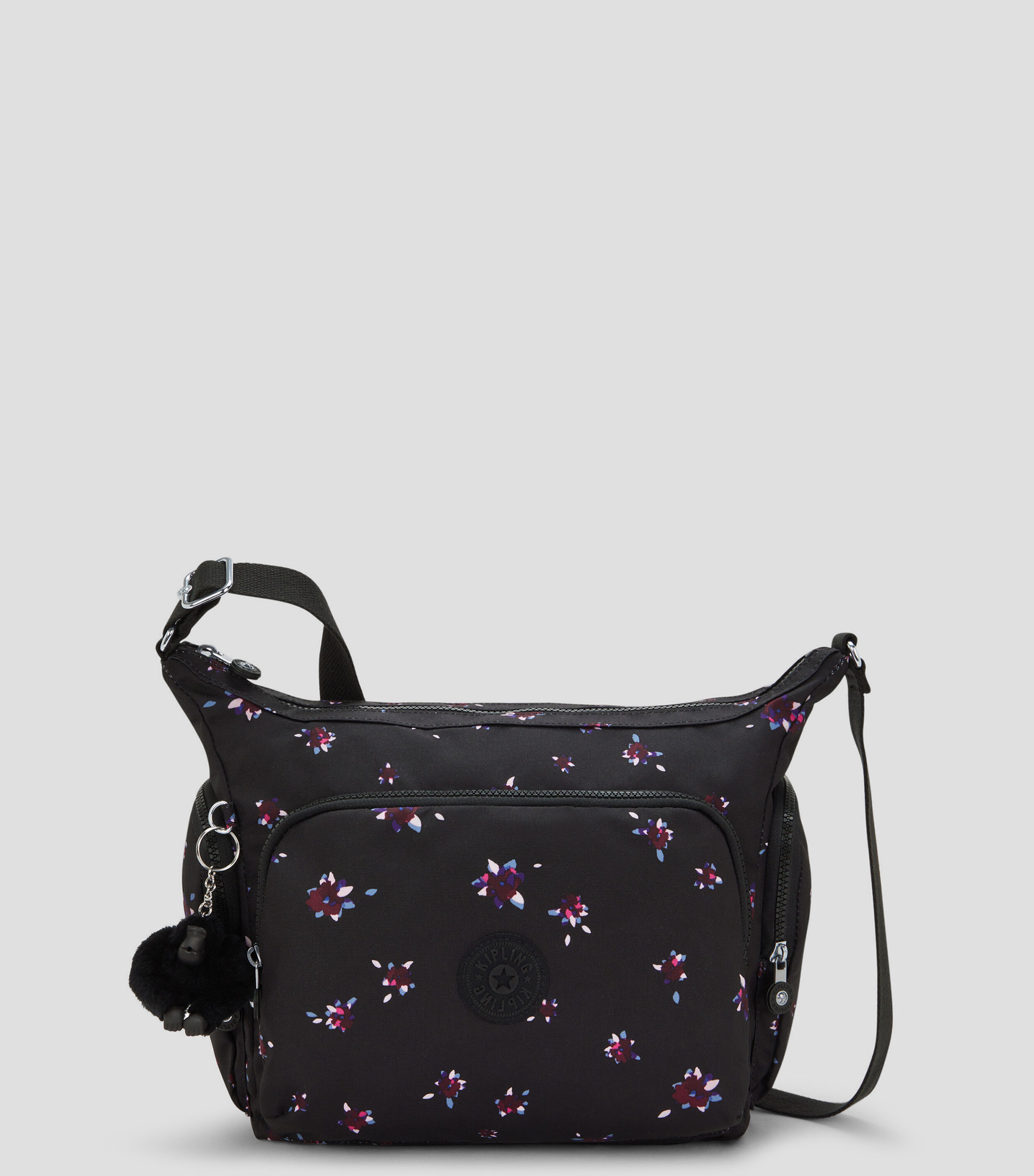 Bolsa shoulder negra Gabb estampada Mujer
