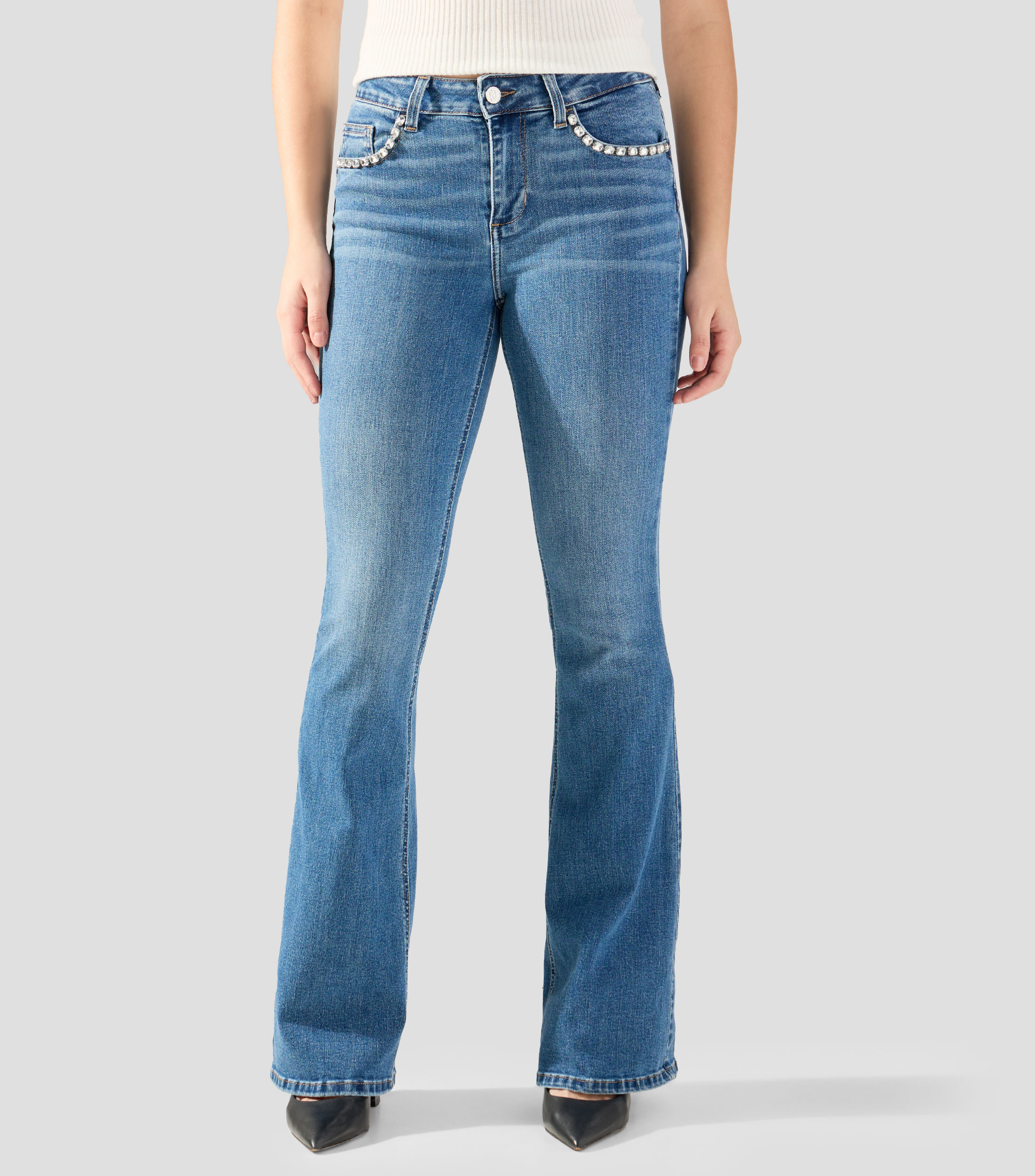 Jeans recto Mujer