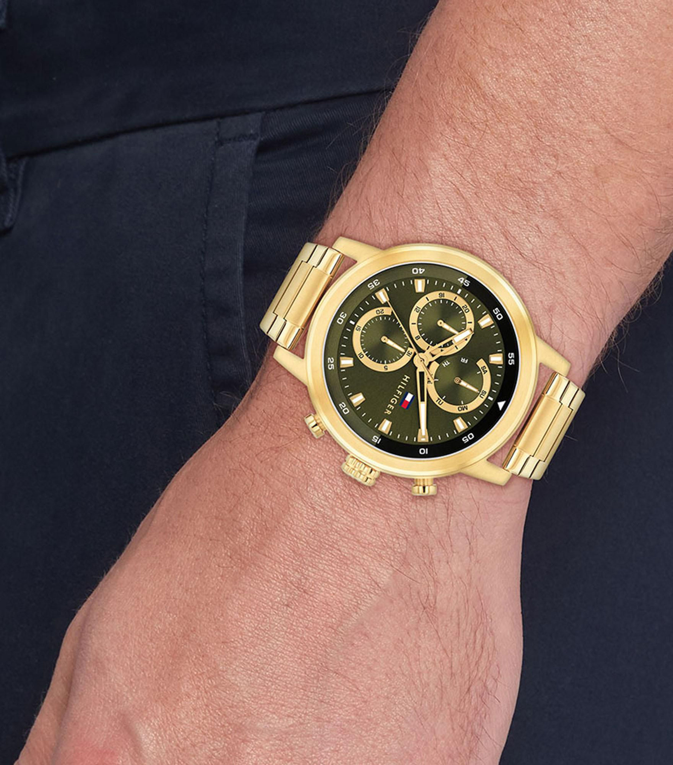 Reloj para hombre Rocky Casual, Dorado