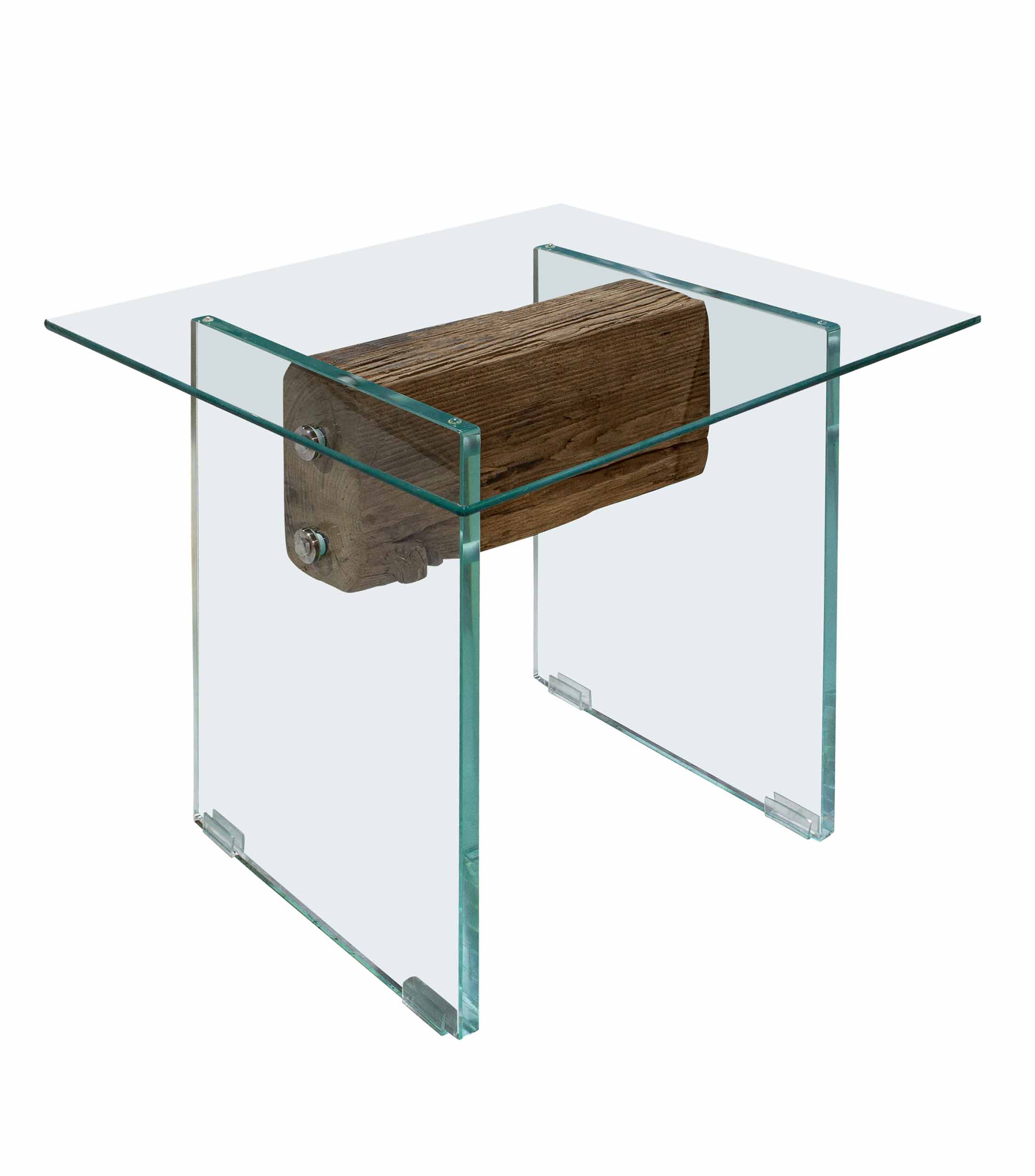 Mesa lateral Detroit en cristal