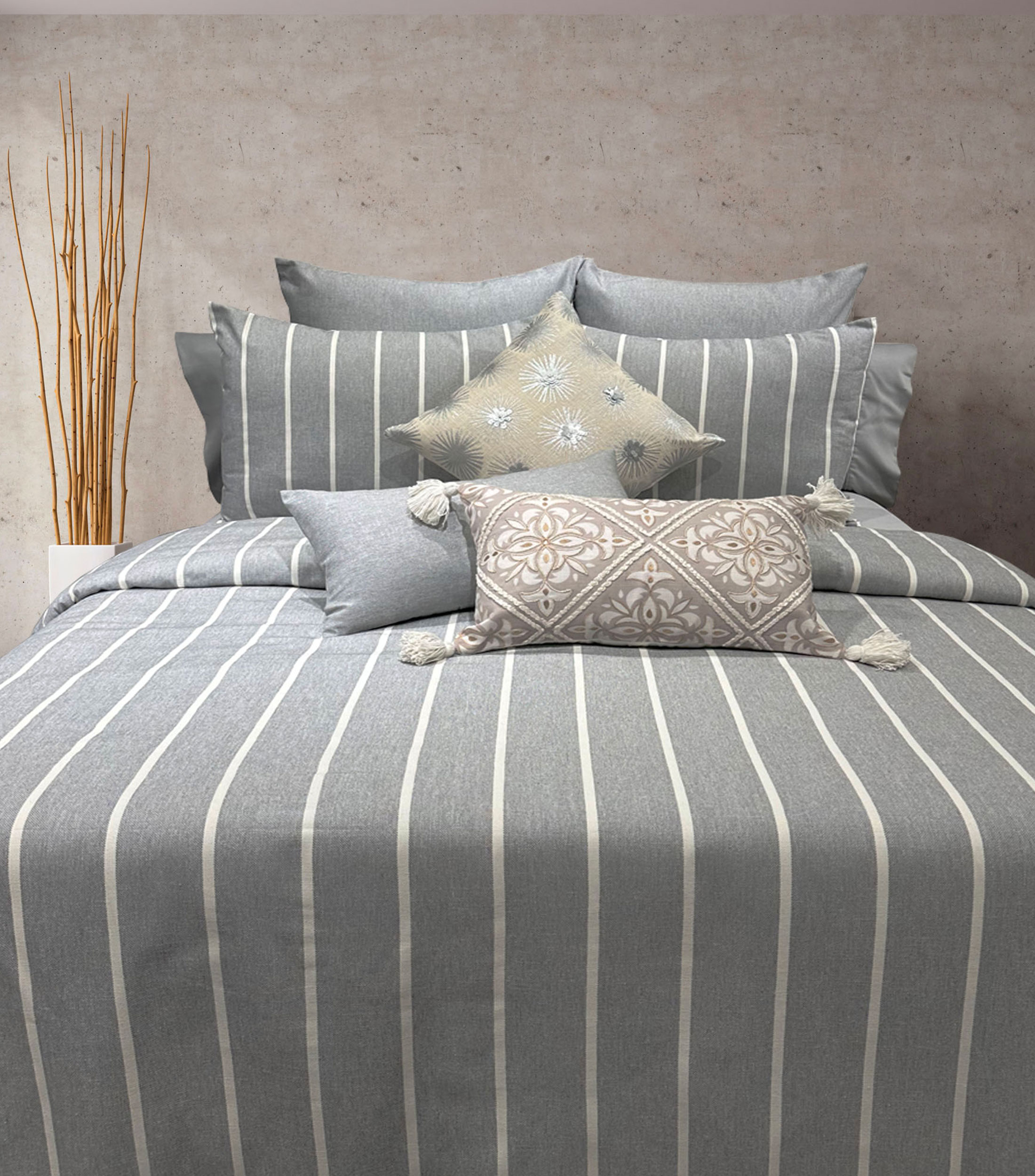 Juego de Funda para Duvet Matrimonial Queen Size Bicolor