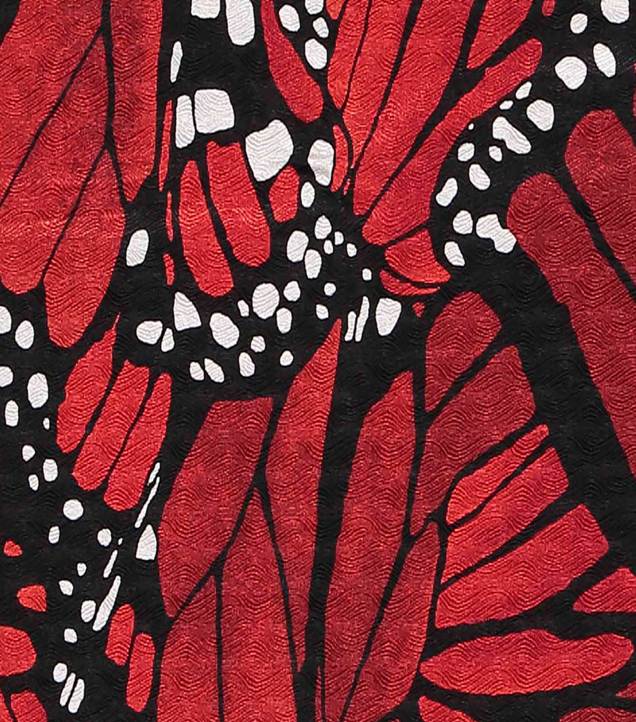 Chalina de seda Terciopelo con Mariposa Monarca Mujer