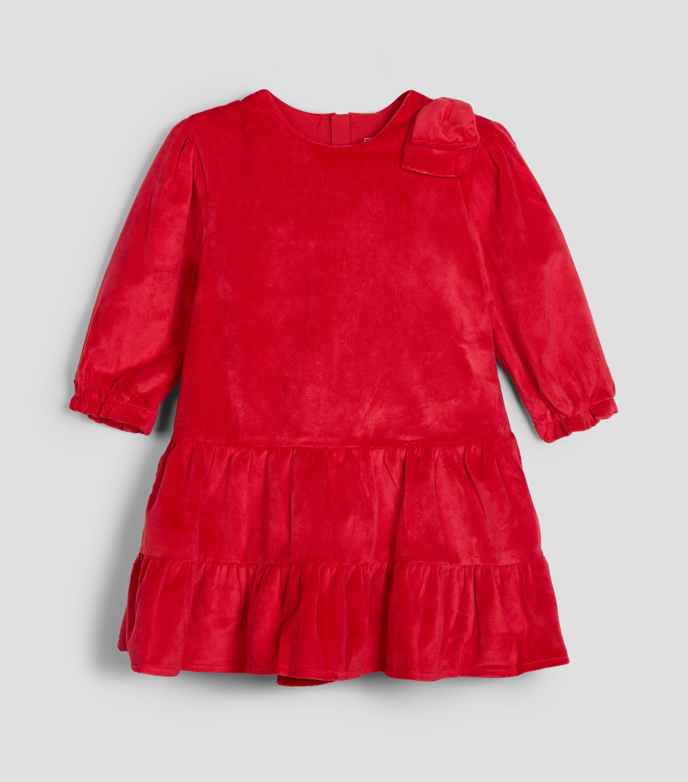 Vestido de manga larga liso Niña