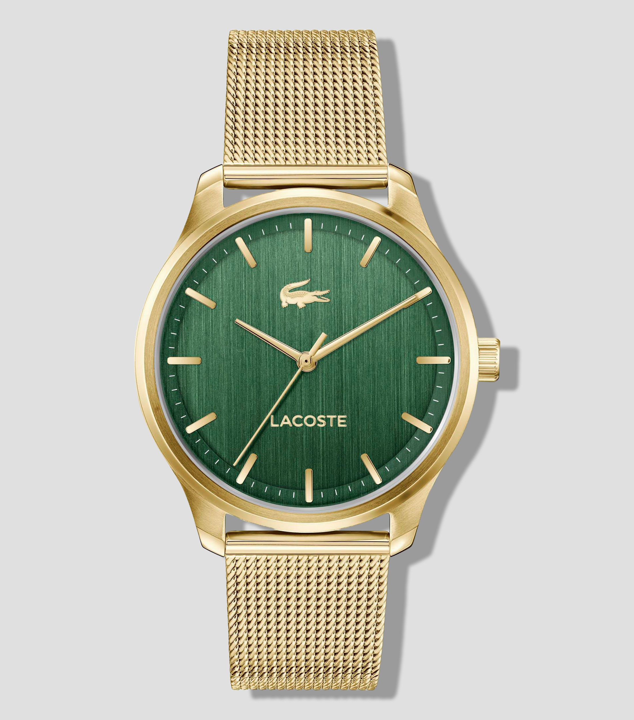 Reloj para Hombre Lisbon casual dorado, verde