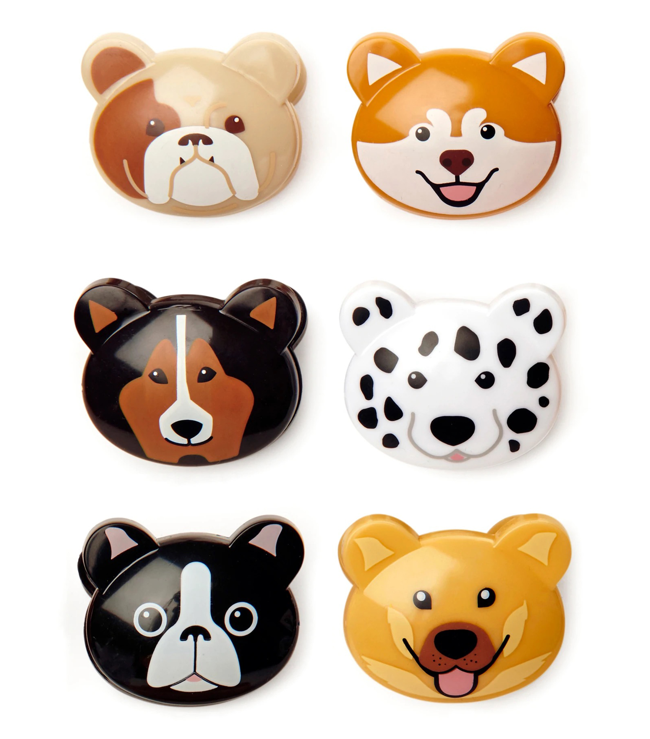 Set 6 Pinzas para Bolsas Perros