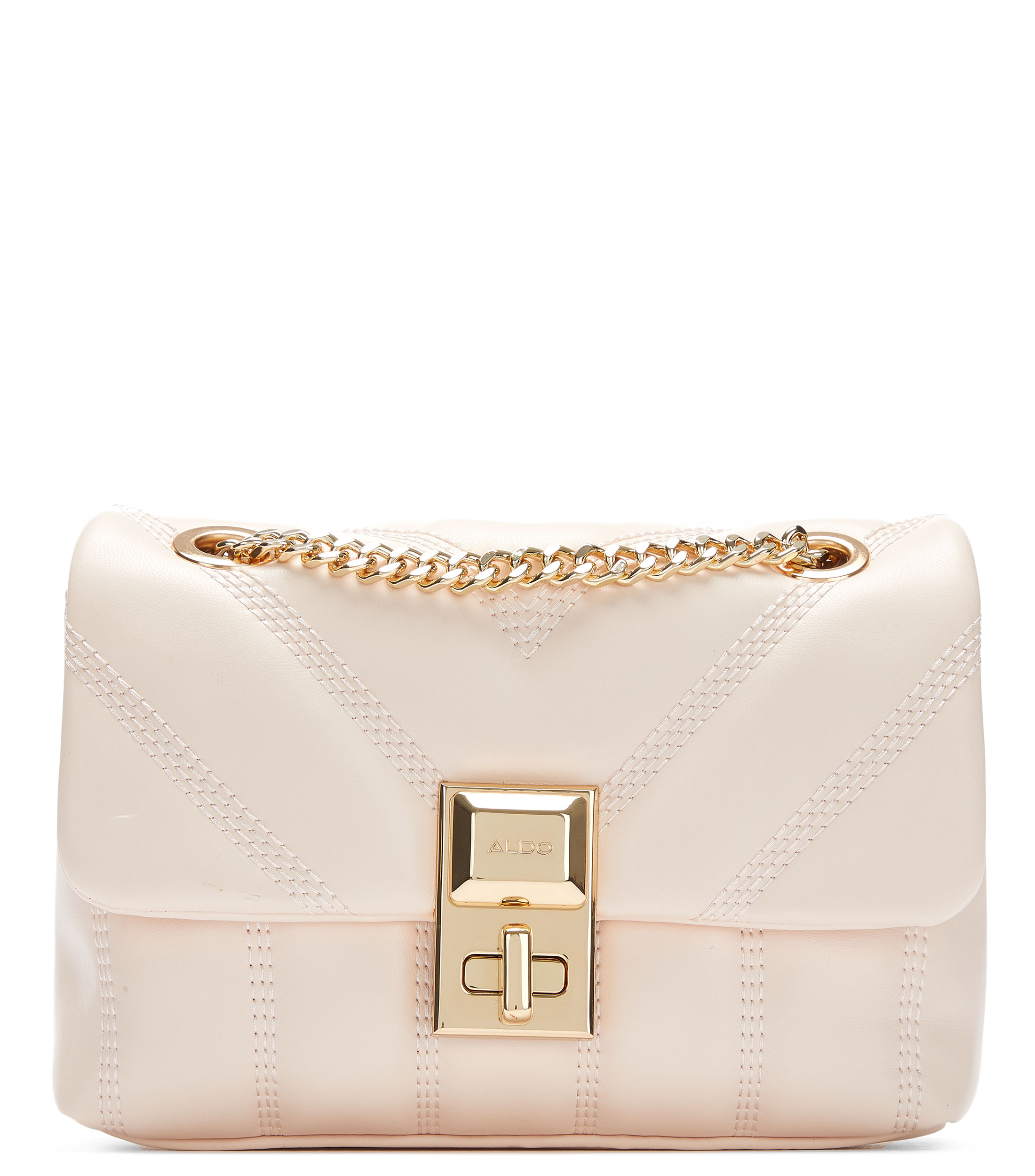 Aldo: Bolso Shoulder Rosa Claro Capitonado Mujer | El Palacio de Hierro