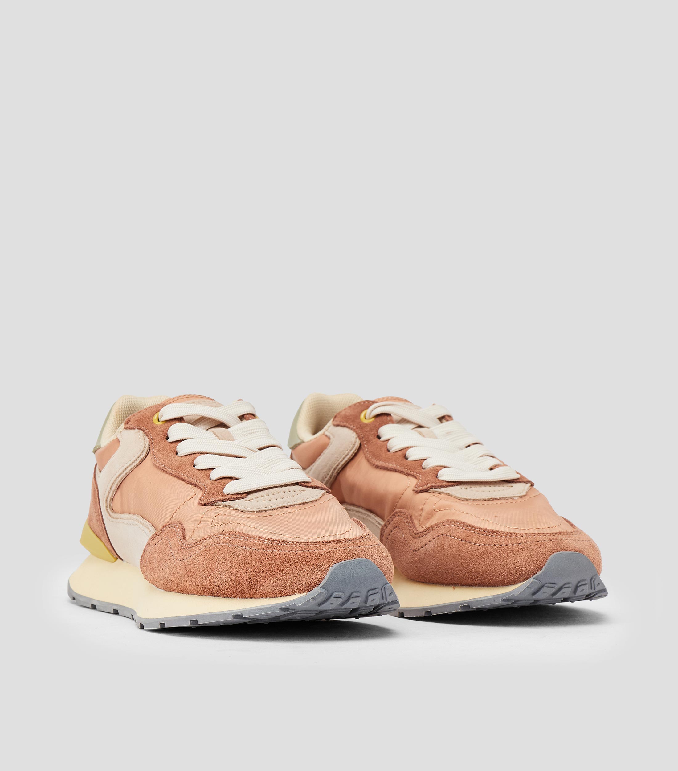 Tenis casuales en piel City Retro Peach Mujer