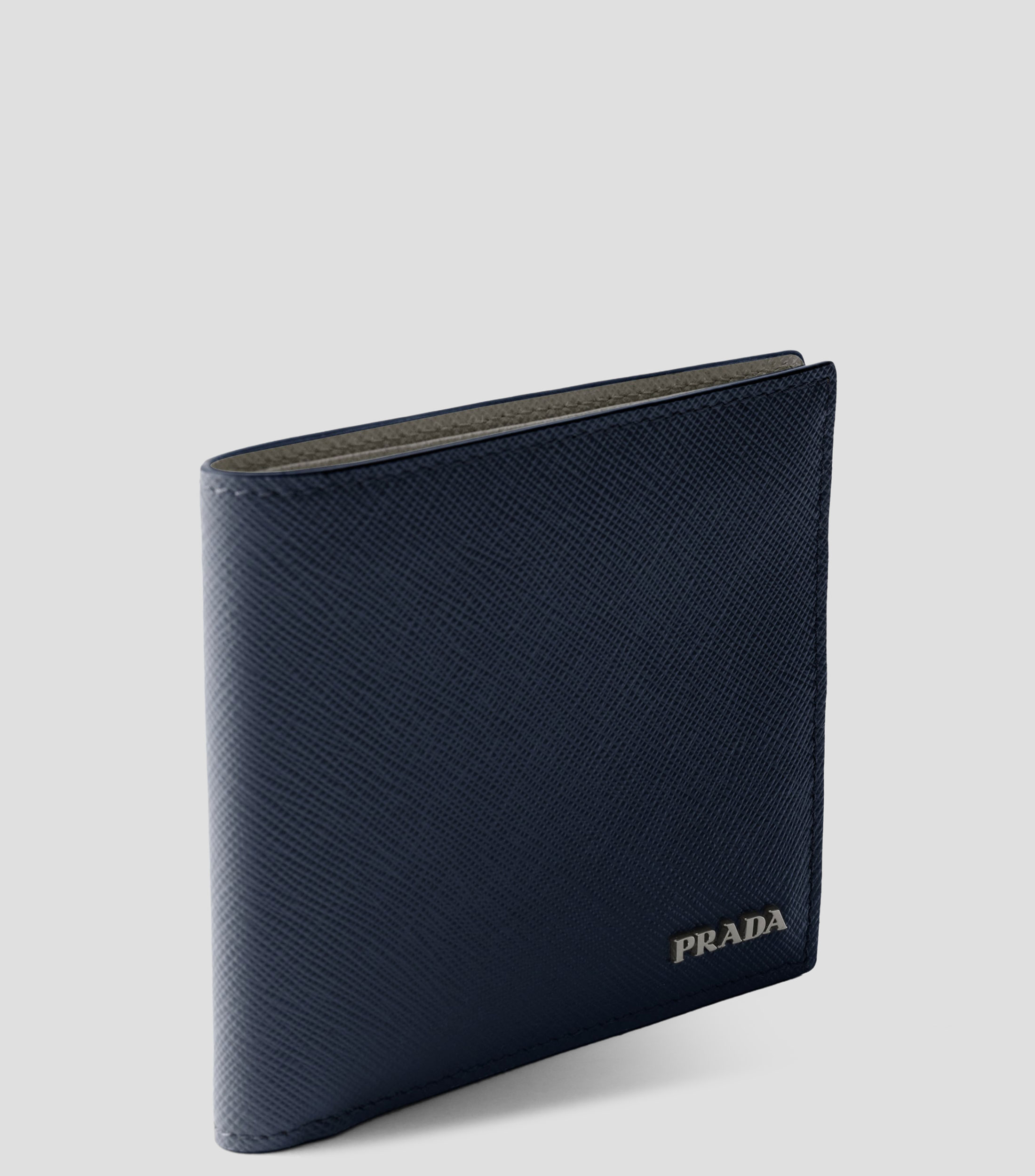 Cartera bifold de piel fantasía Hombre