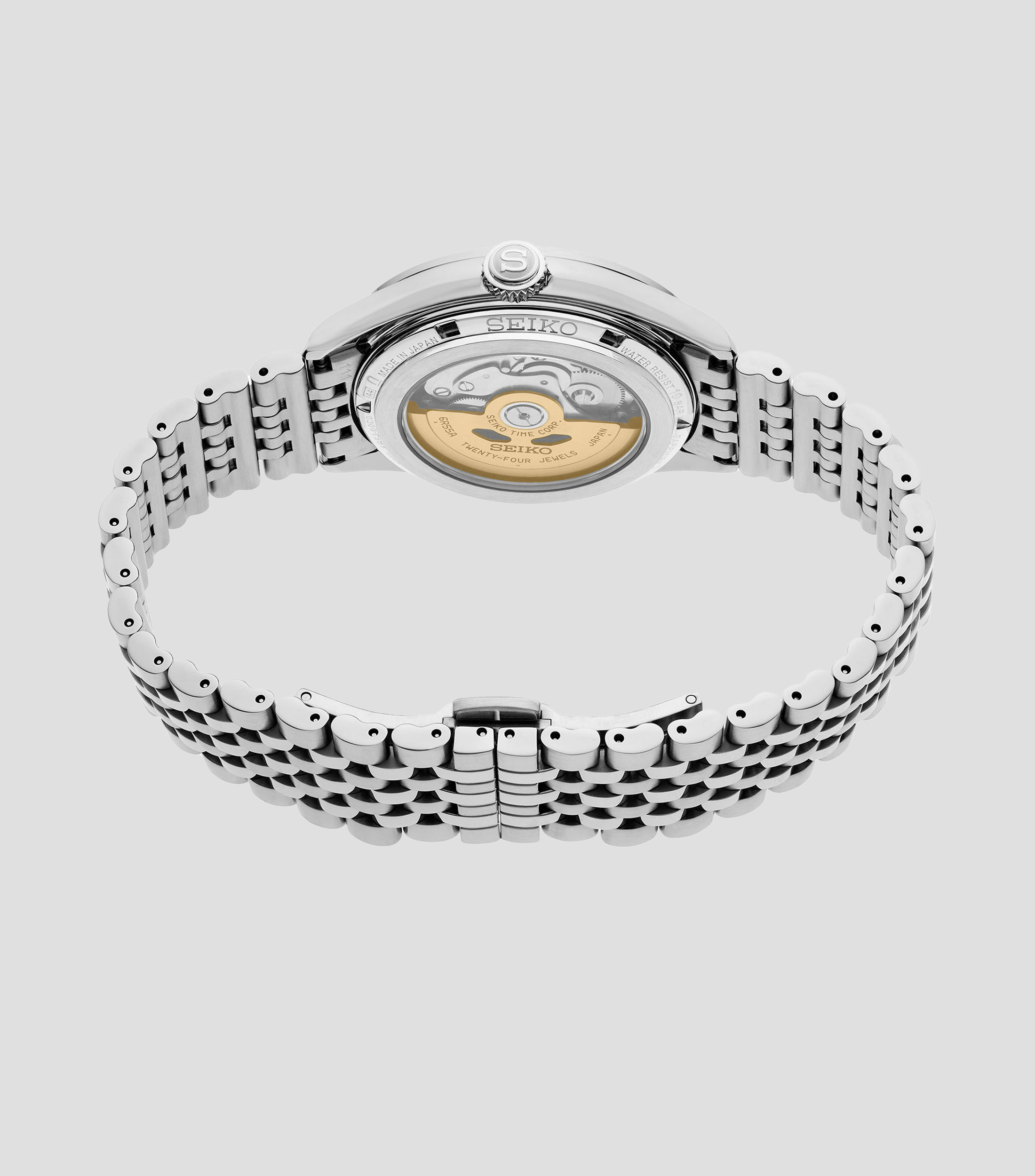 Reloj para Hombre Presage Luxe De Vestir Gris, Plateado