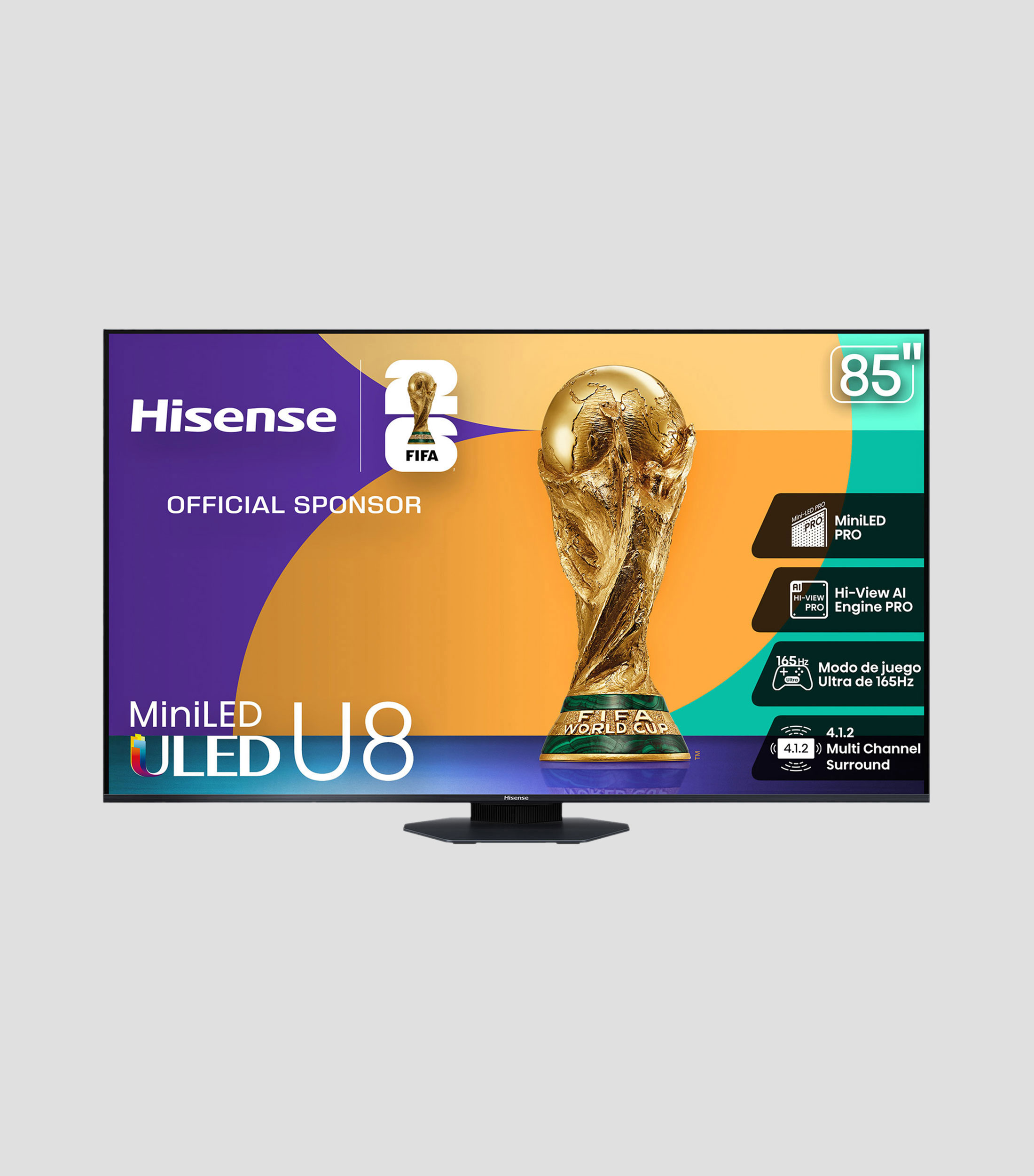 Pantalla 85 Pulgadas Plana ULED Mini-LED PRO 85U8QG