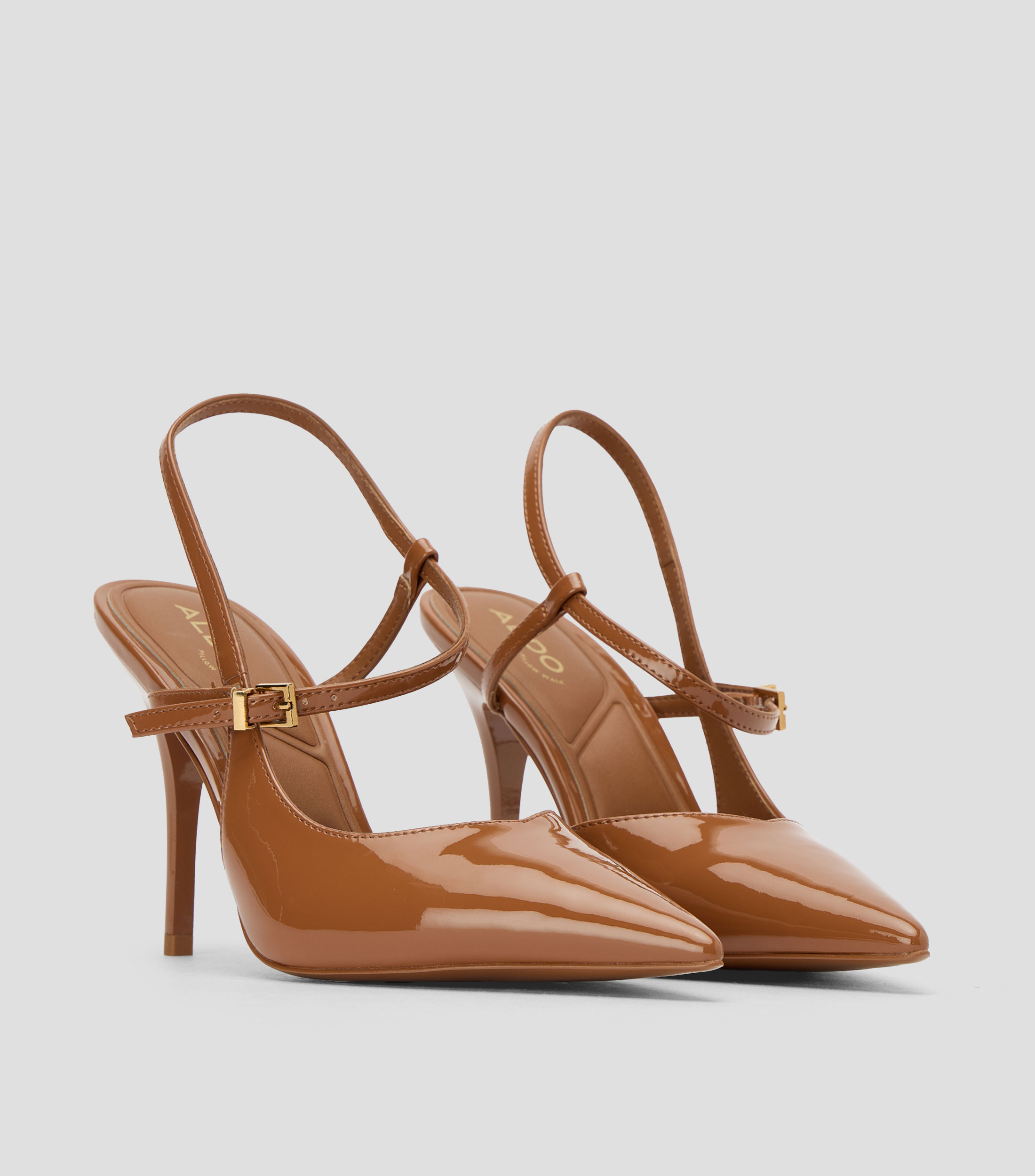 Zapatillas tacón alto de aguja lisas Mujer