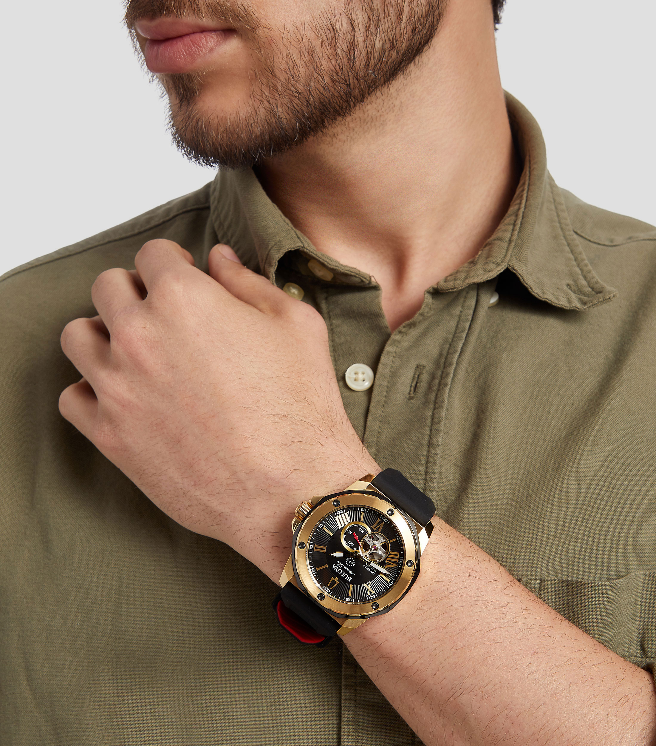 Reloj para Hombre Marine Star Casual Dorado