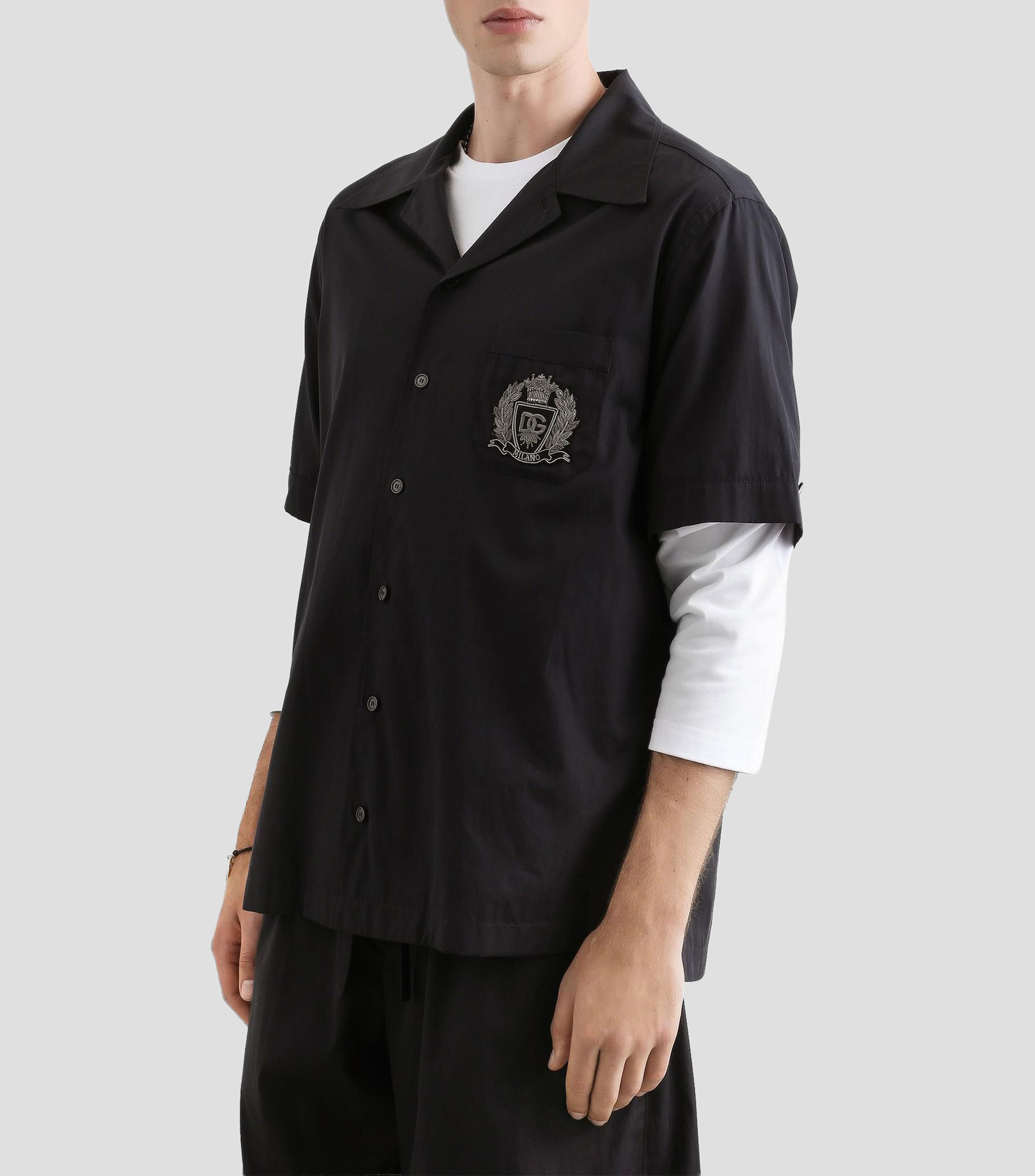 Camisa Sartoria Hawaii fantasía manga corta Hombre