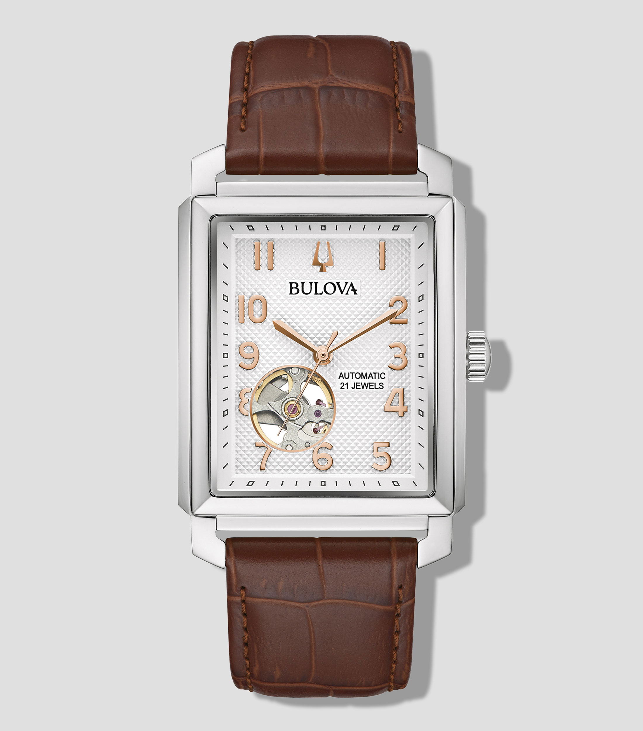 Reloj para Hombre Sutton Heartbeat Casual, Plateado, Cafe
