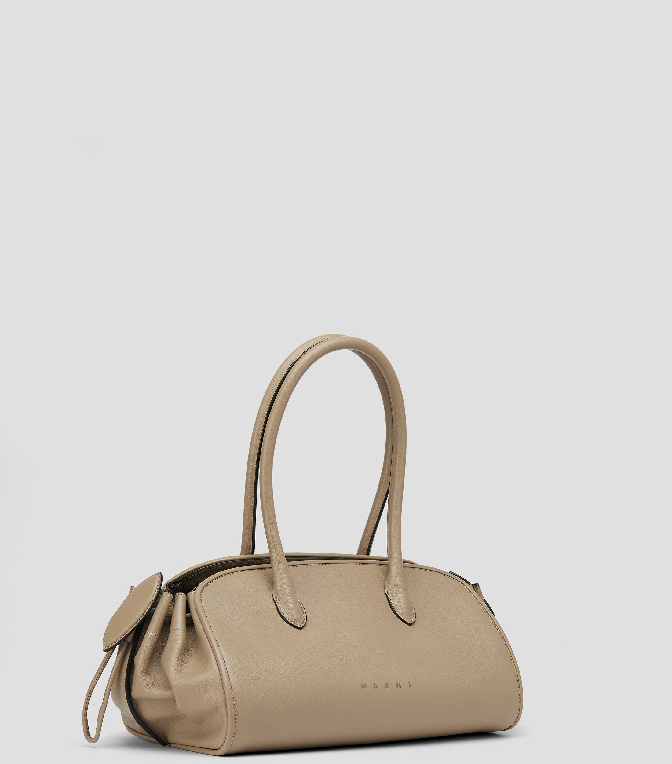 Bolsa shoulder en piel liso Mujer