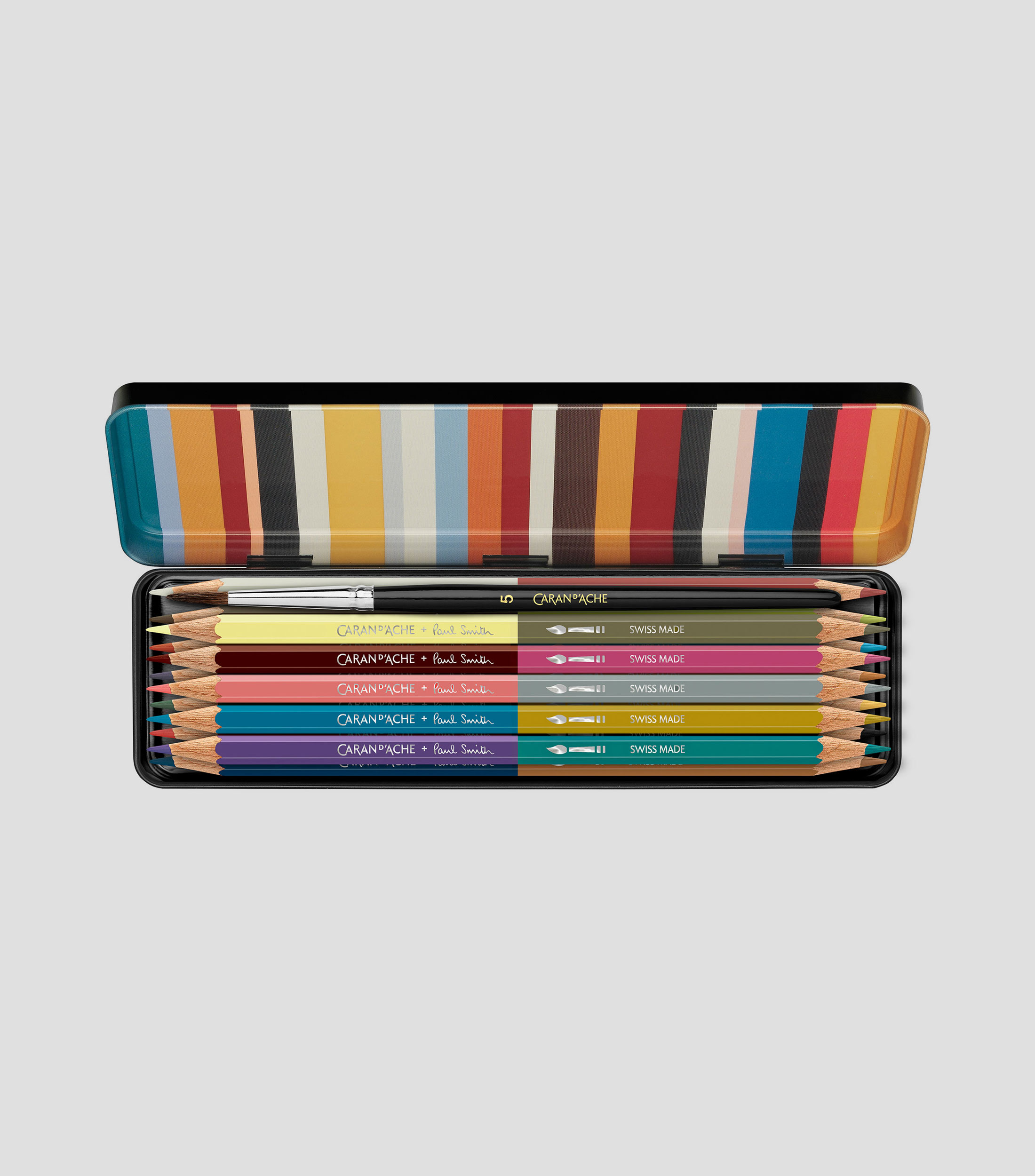 Set Estuche Paul Smith con 12 bicolores y Pincel