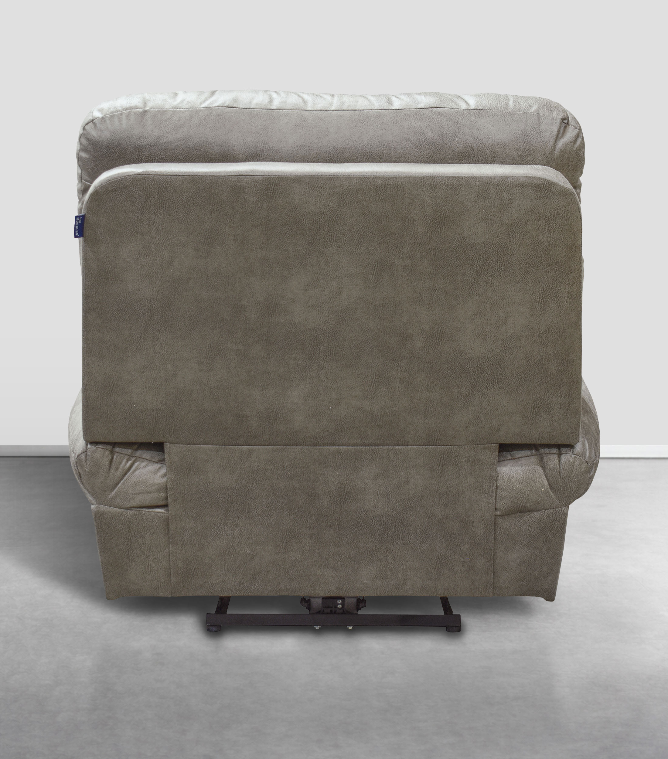 Sillón reclinable eléctrico Hofer gris