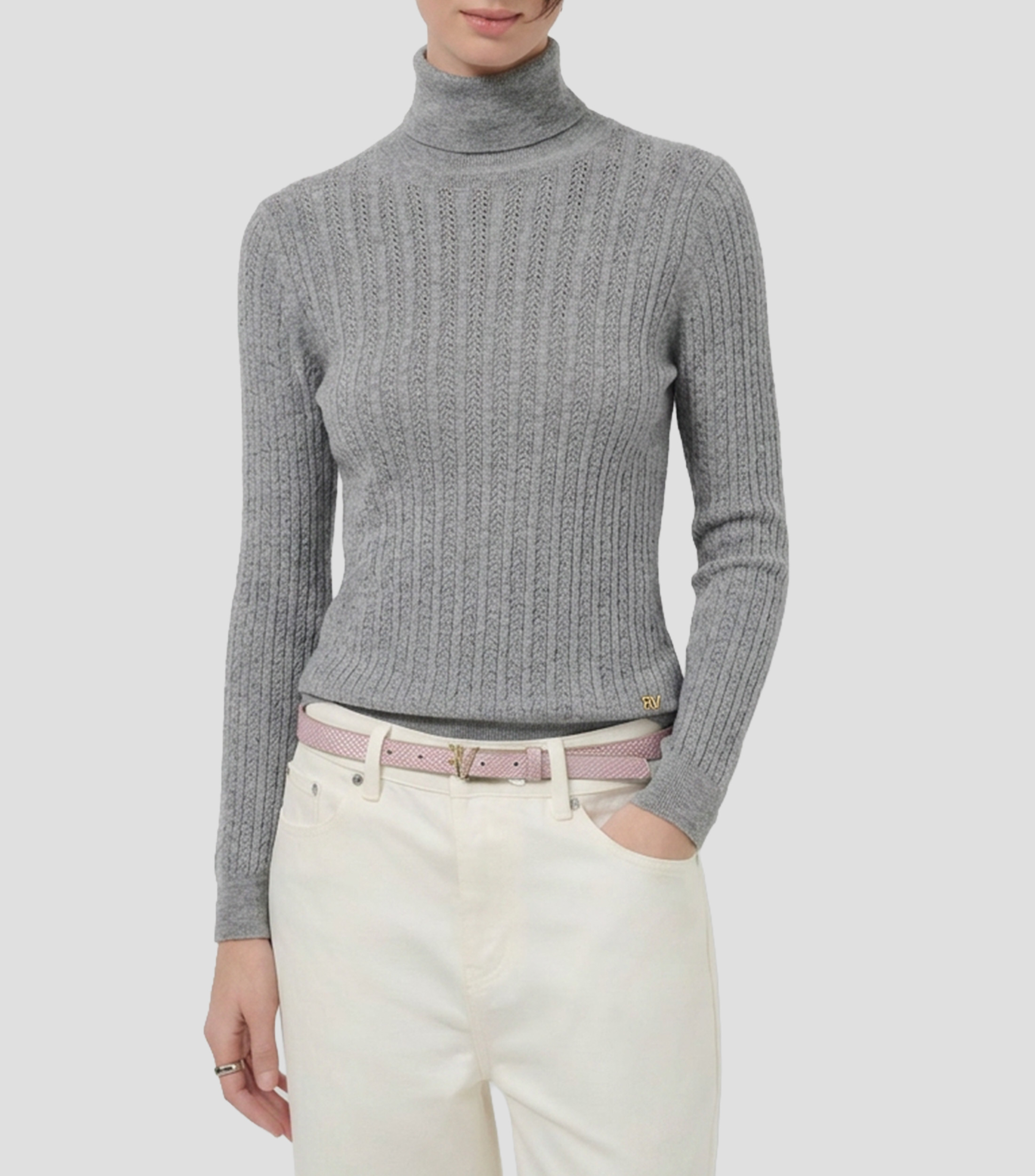 Suéter cuello de tortuga Mujer