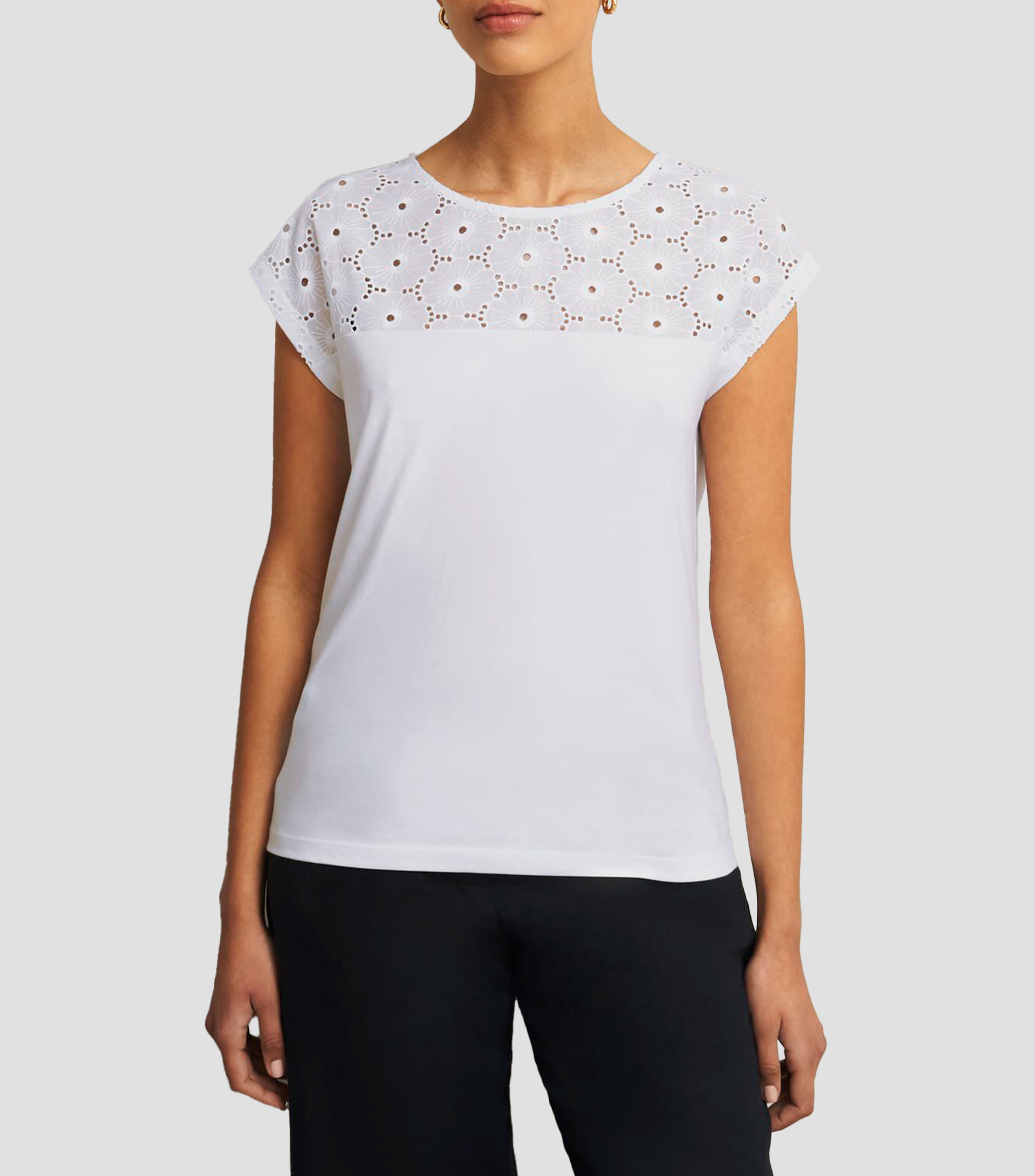 Blusa con manga corta Mujer