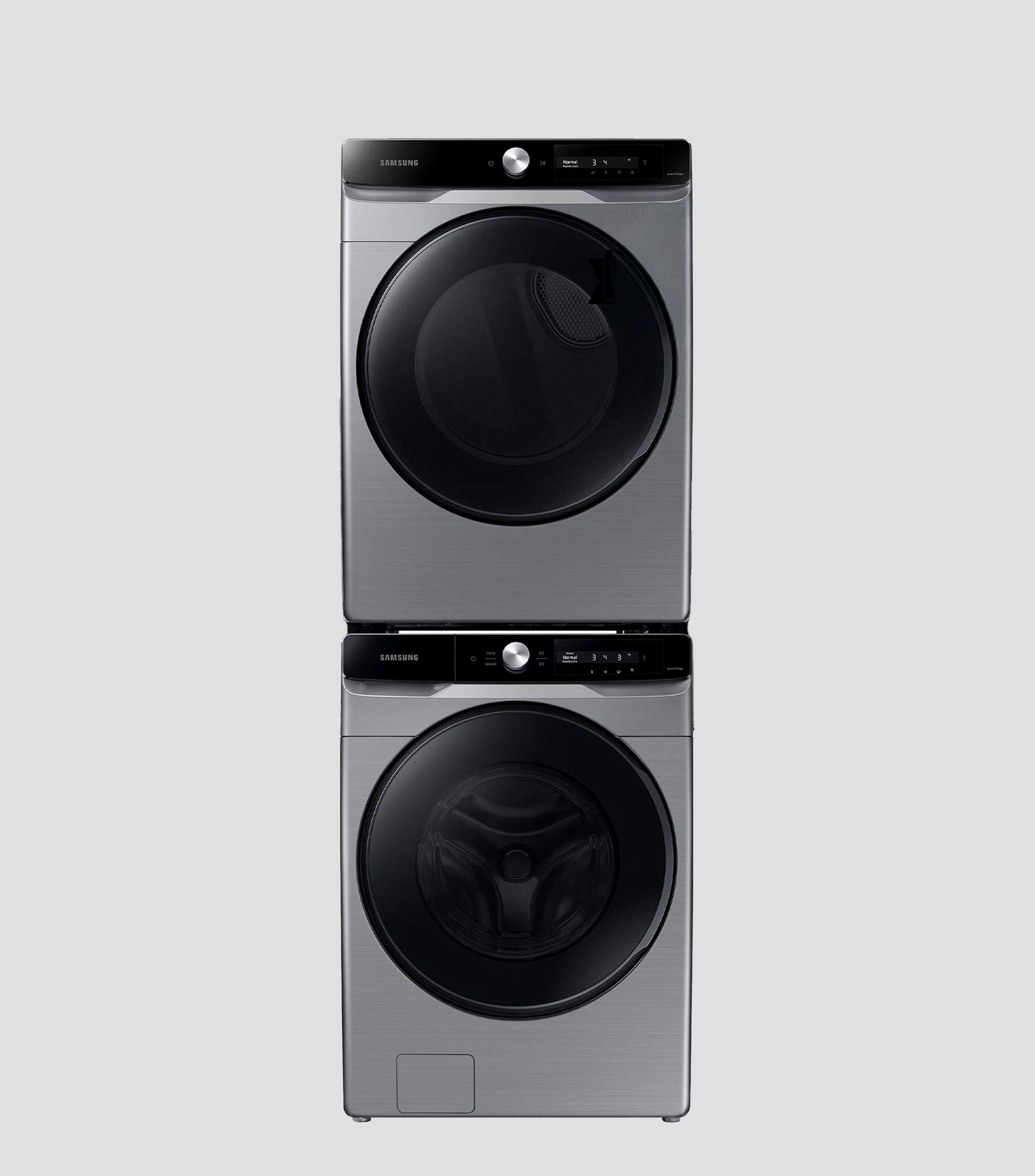 Centro de Lavado Lavadora Eléctrica y Secadora Gas Natural Frontal 22 Kg Inox