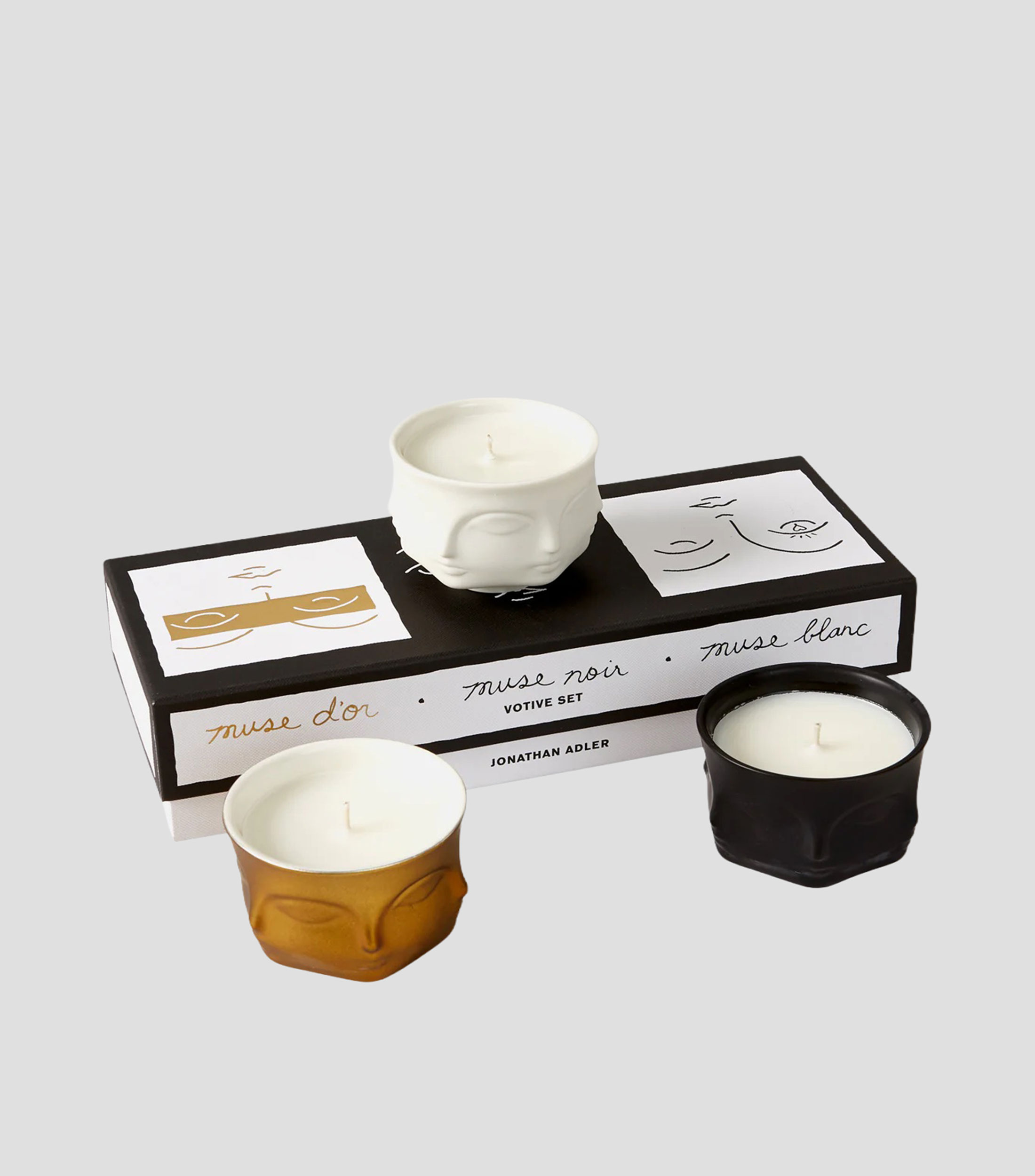 Set 3 velas decorativas Muse