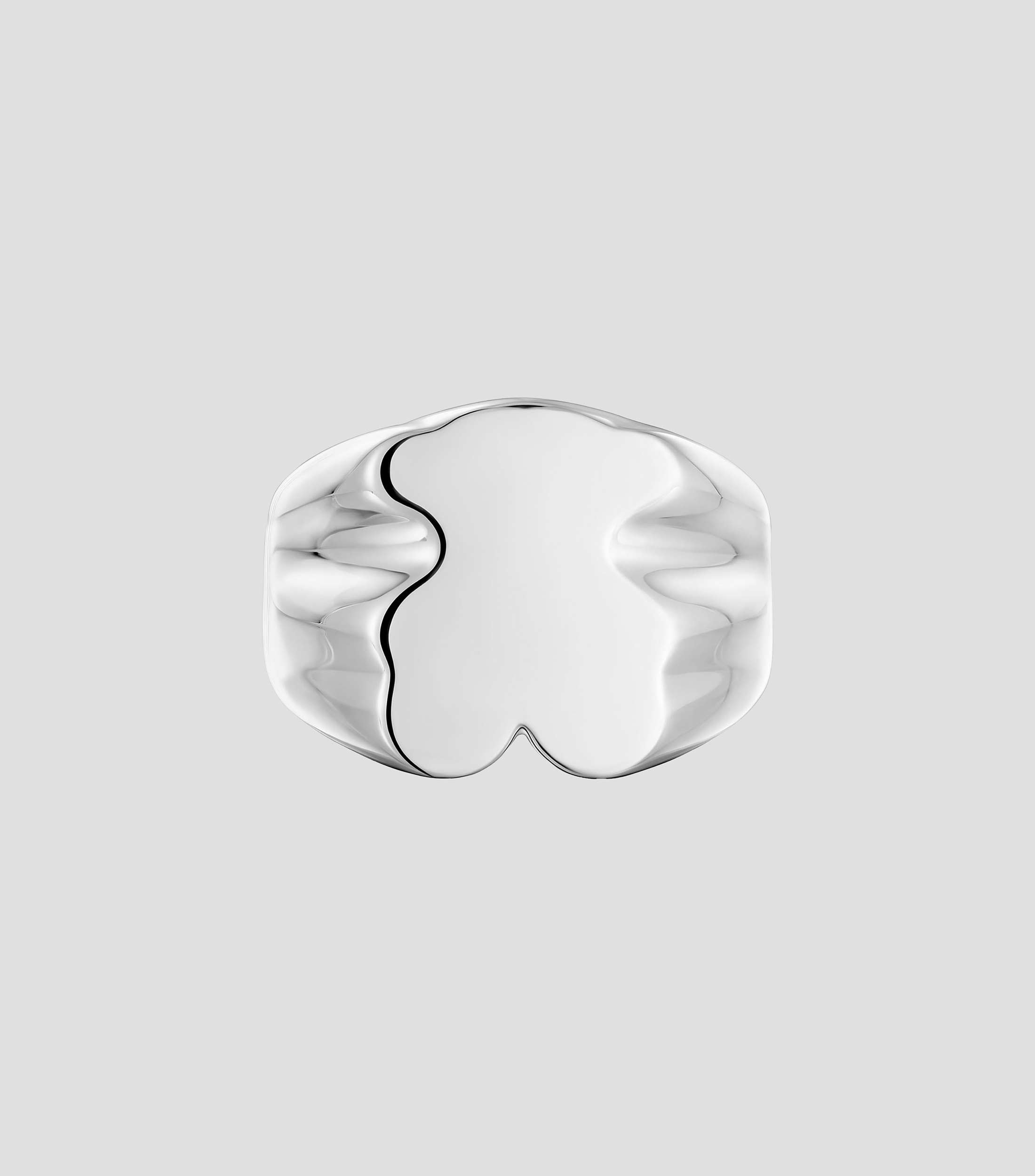 Anillo en plata .925 con silueta de oso Mujer